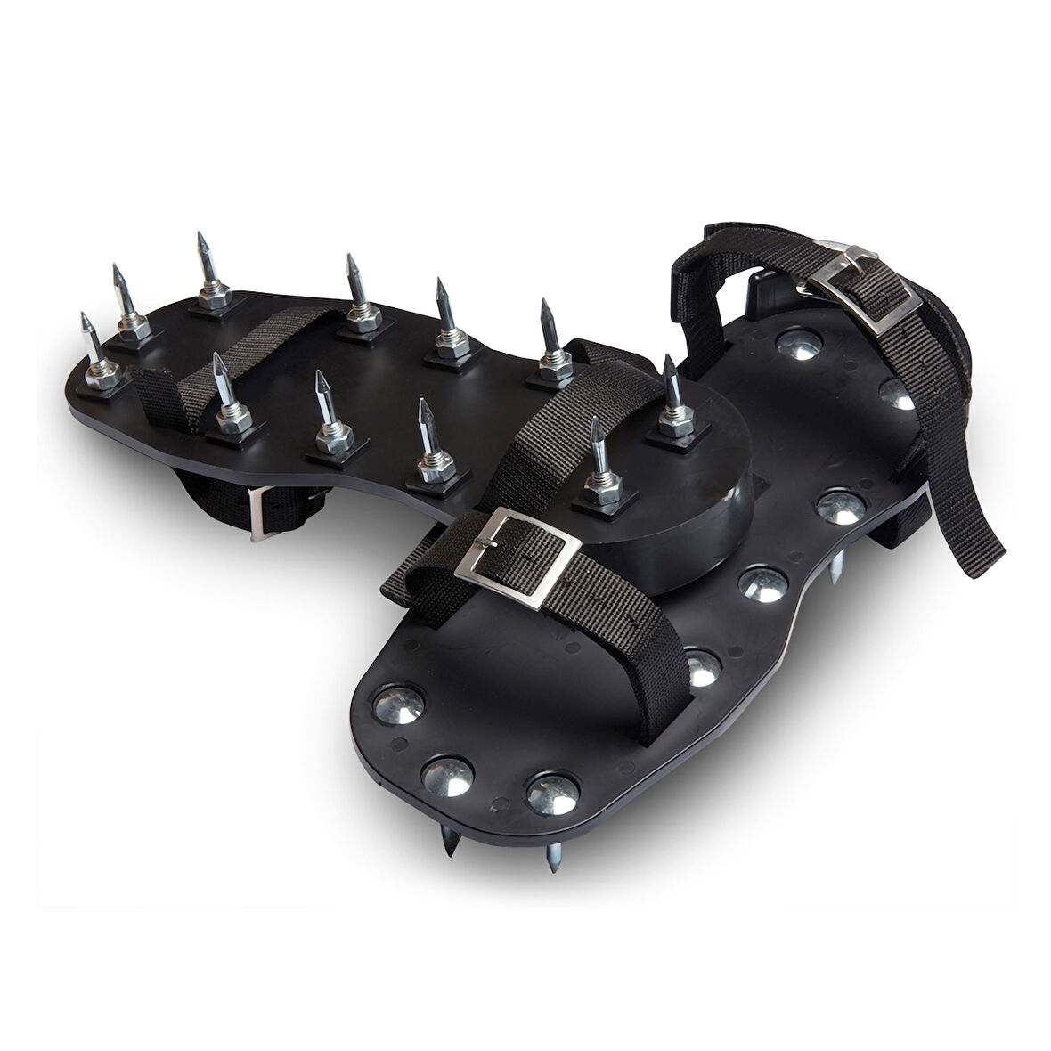 Epoksi Çivili Çim Havalandırma Ayakkabısı 35 mm Dişli | Bilek ve Topuk Kayışlı | Çift