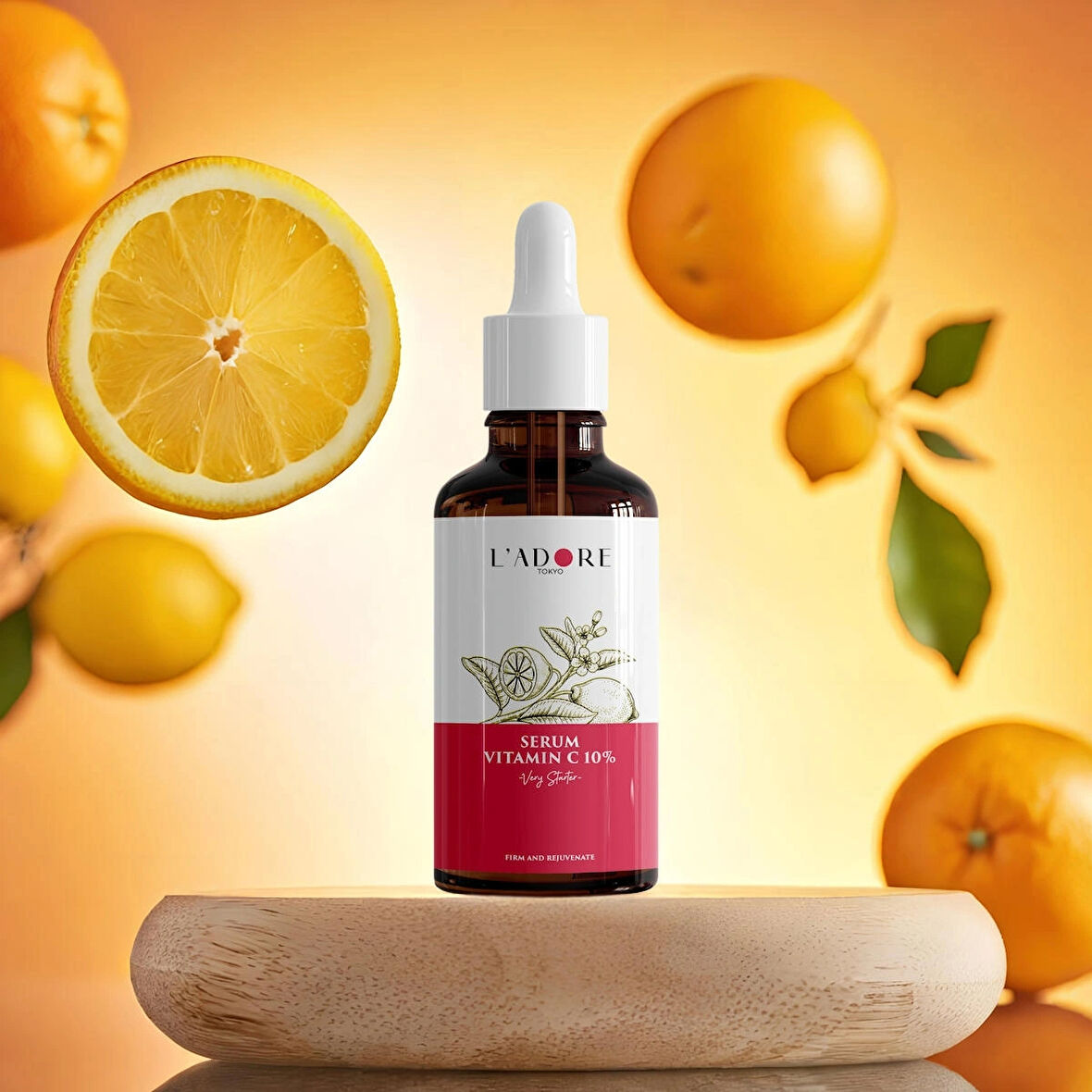 Serum Vitamin C - 10% Starter | Matlık, Leke Karşıtı, Sıkılaştırıcı Serum | Tüm Cilt Tiplerine Uygun | 30ml