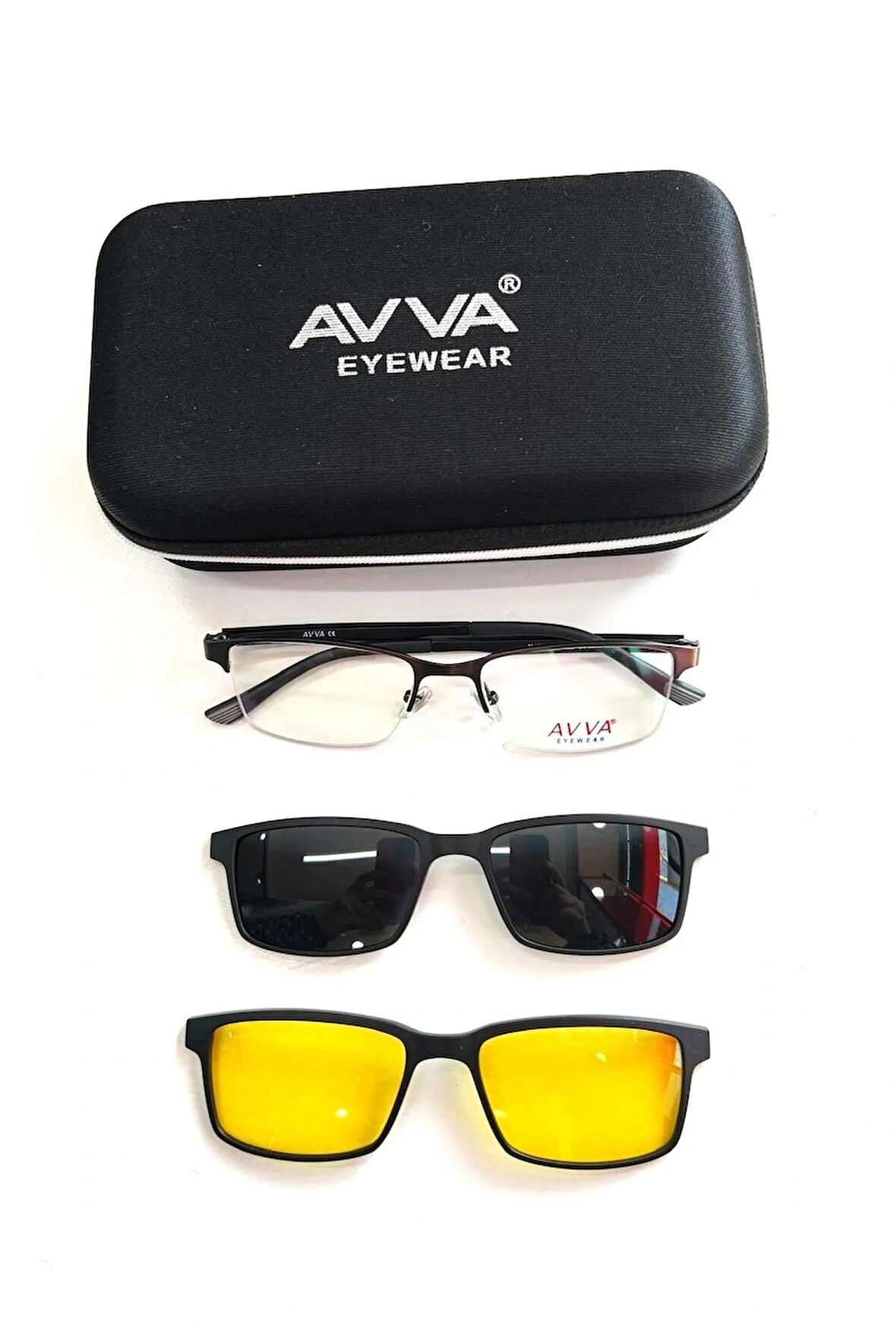 AVVA 500 C2 POLARİZE&ANTİFAR KLİPSLİ UNİSEX GÜNEŞ GÖZLÜĞÜ