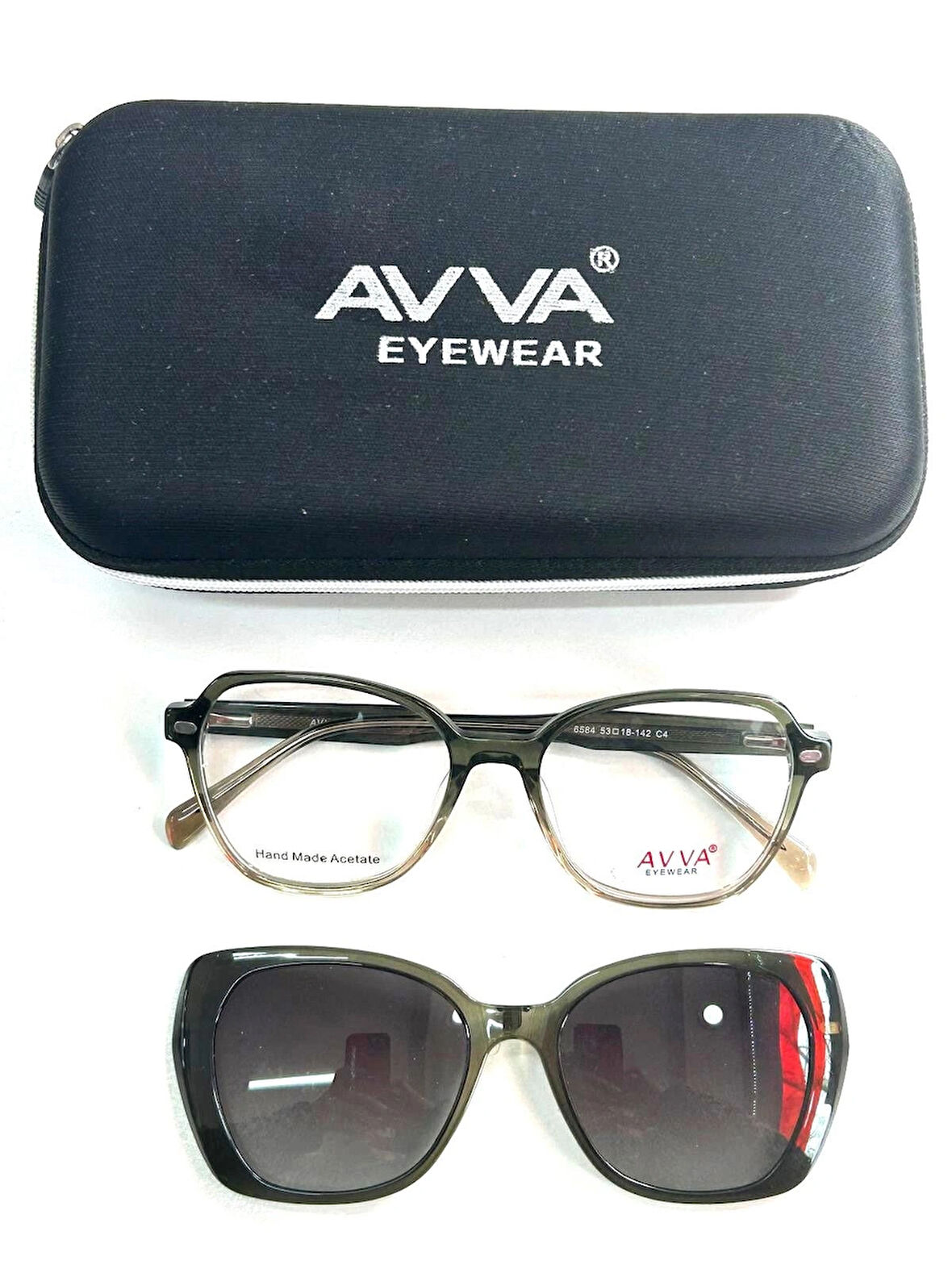 AVVA 6584 C4 POLARİZE KLİPSLİ KADIN GÜNEŞ GÖZLÜĞÜ