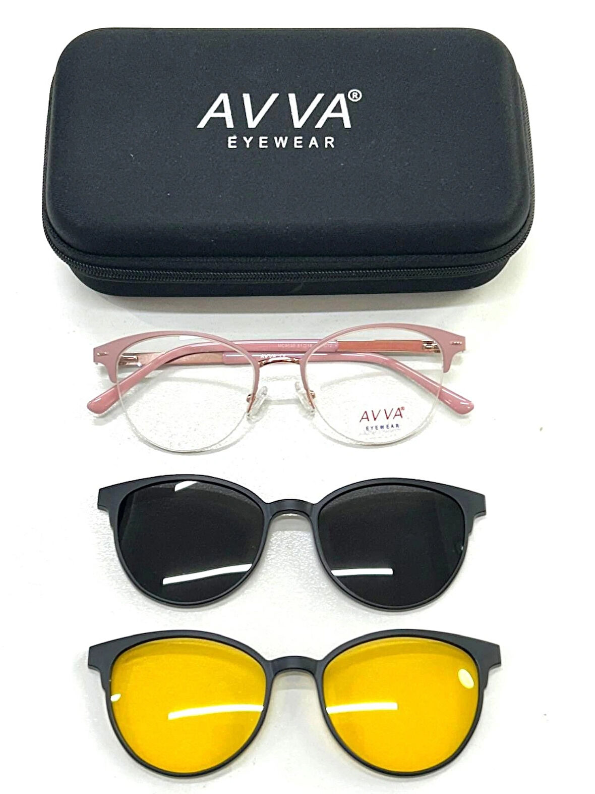 AVVA 9030 C12  POLARİZE&ANTİFAR KLİPSLİ KADIN  GÜNEŞ GÖZLÜĞÜ