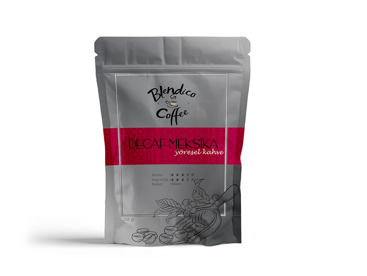 Decaf Meksika Yöresel Kahve 250 gr (Kafeinsiz) (Çekirdek)