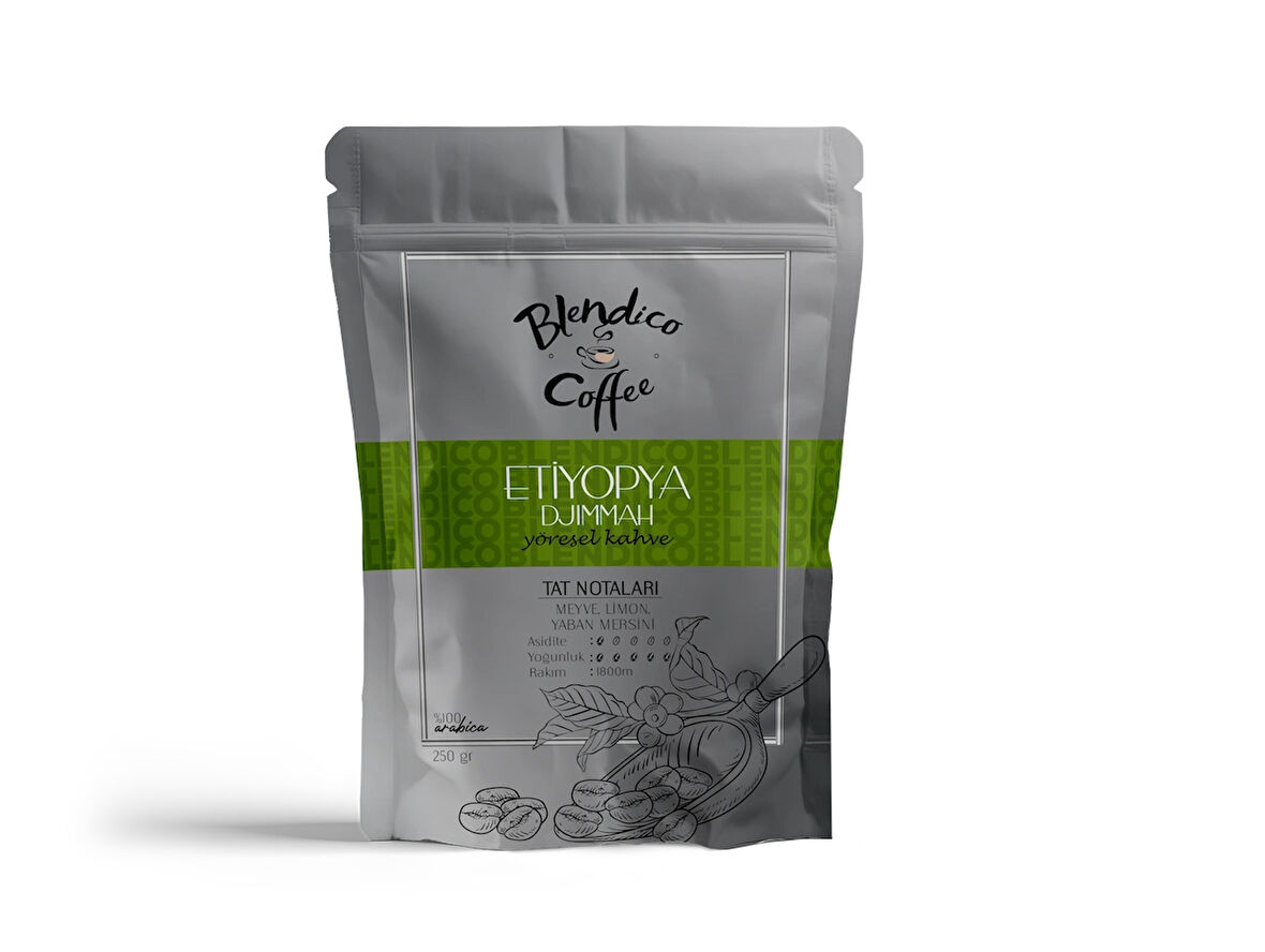 Etiyopya Djimmah Yöresel Kahve 250 gr