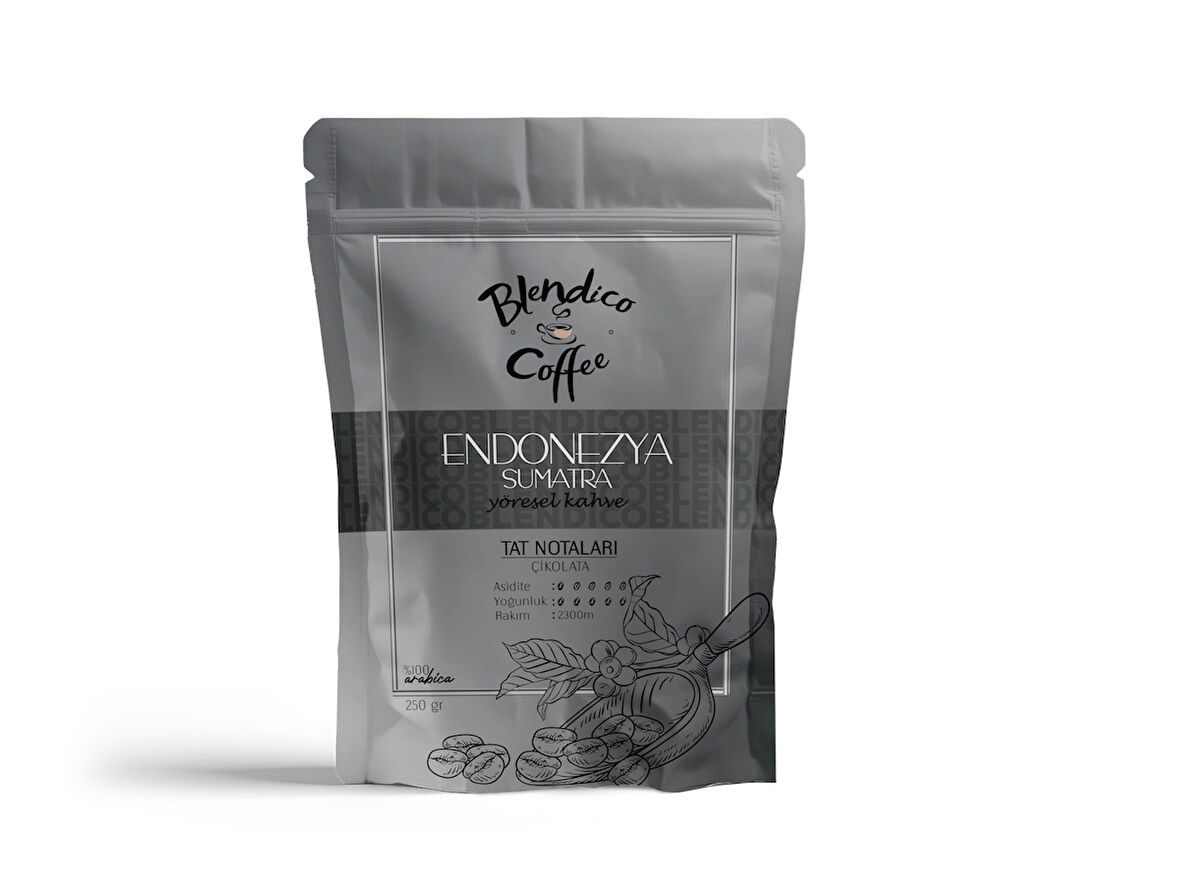 Endonezya Sumatra Yöresel Kahve 250 gr (Çekirdek)
