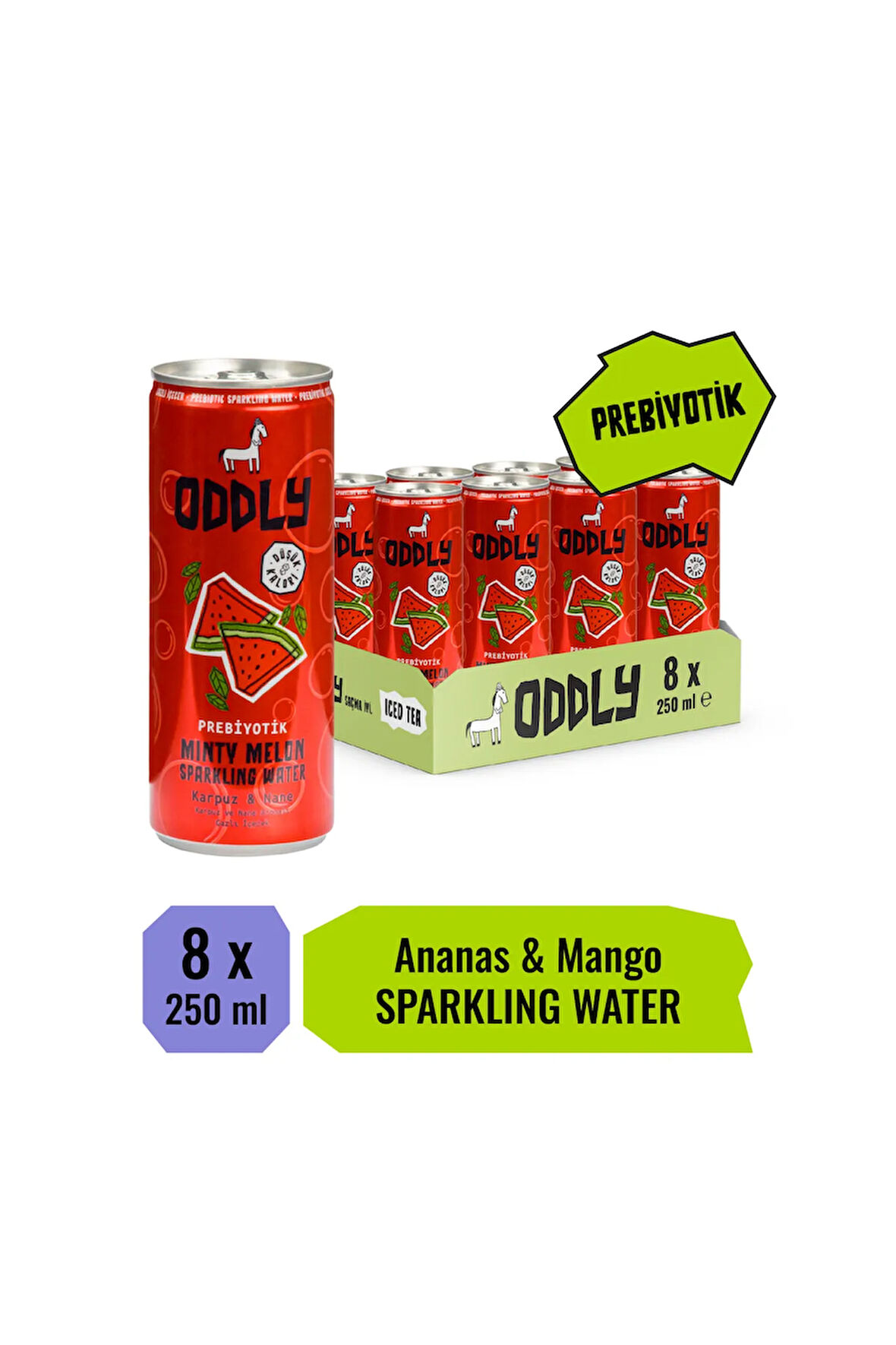 MINTY MELON KARPUZ NANE KUTU 250 ML X 8 ADET