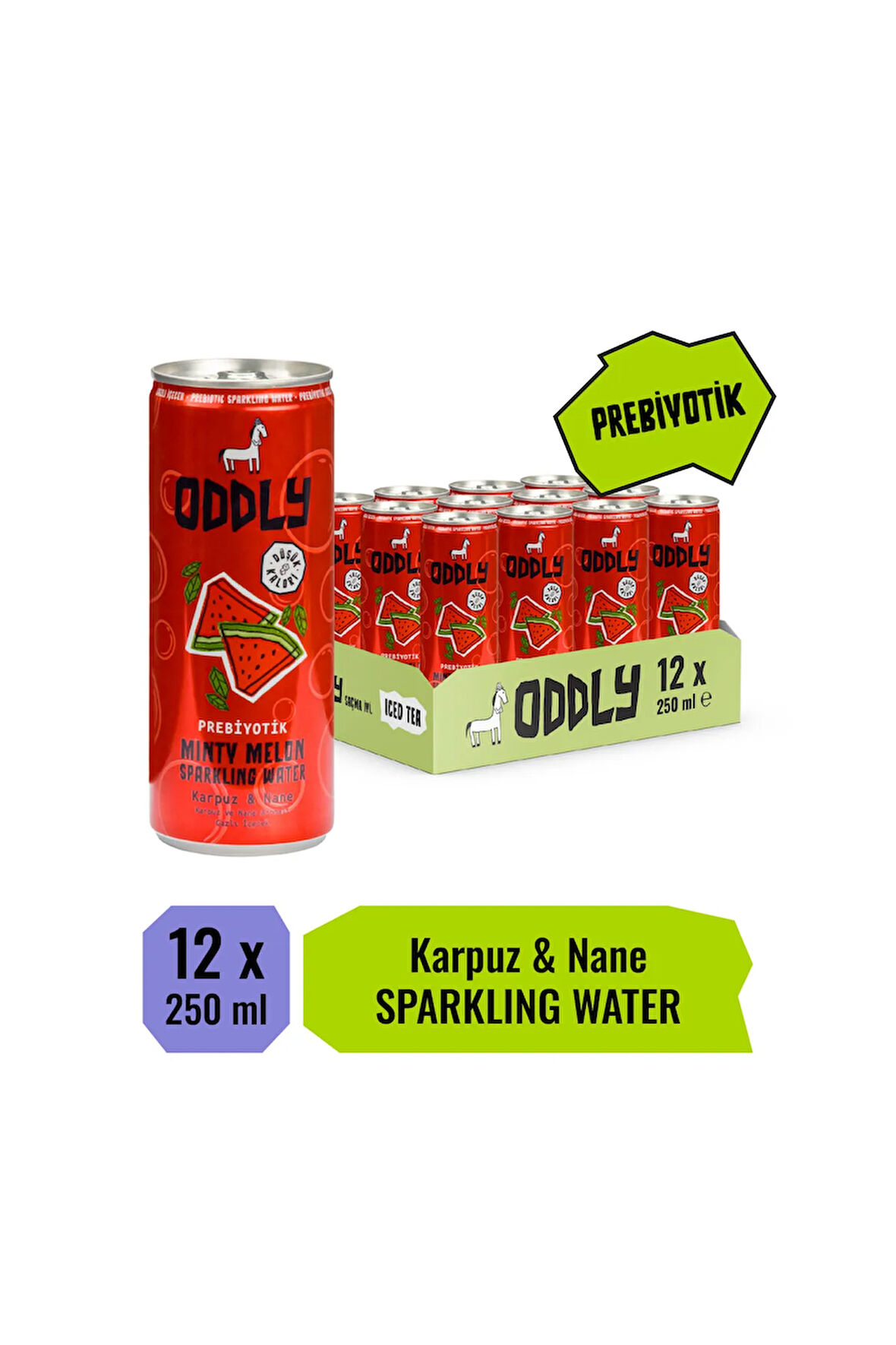 MINTY MELON KARPUZ NANE KUTU 250 ML X 12 ADET
