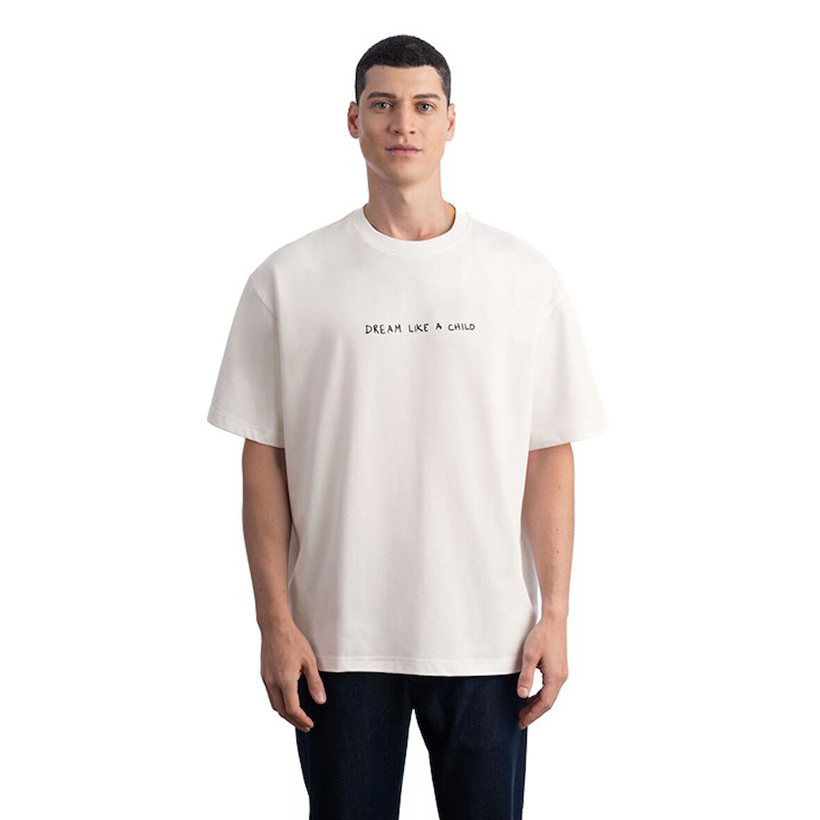 Baloon King Size Ekru T-Shirt