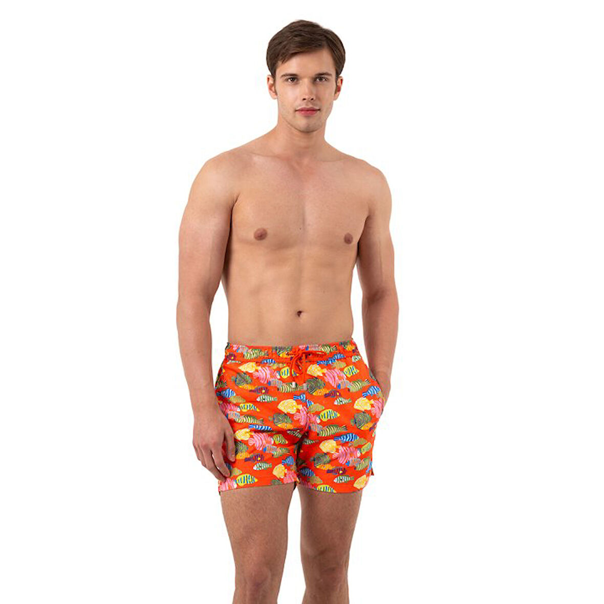 Fish Frenzy VelvetTouch Deniz Şortu