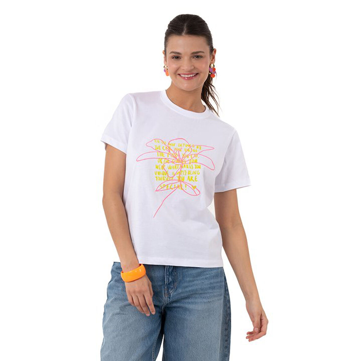 Special Regular Beyaz T-Shirt