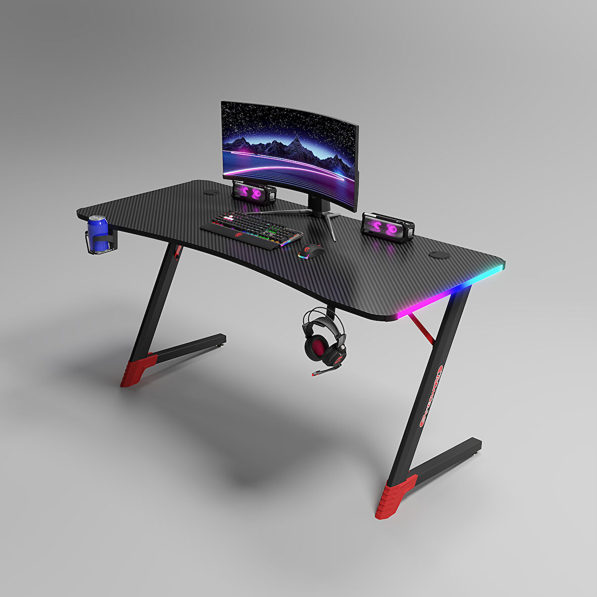 Spark RGB Aydınlatmalı Oyuncu Masası