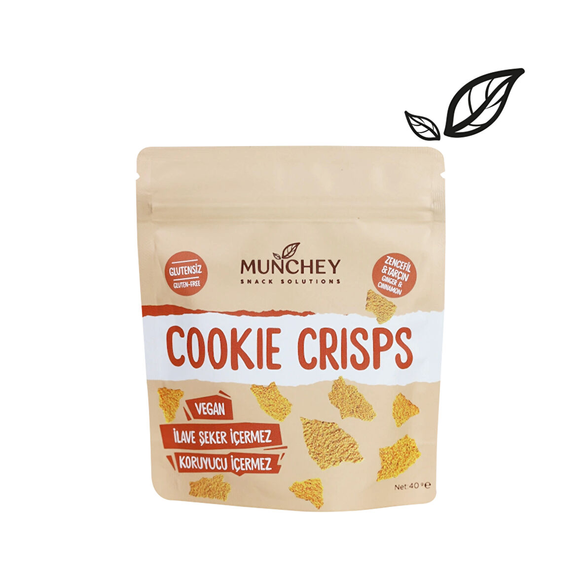 40gr Cookie Crisps Zencefil & Tarçın