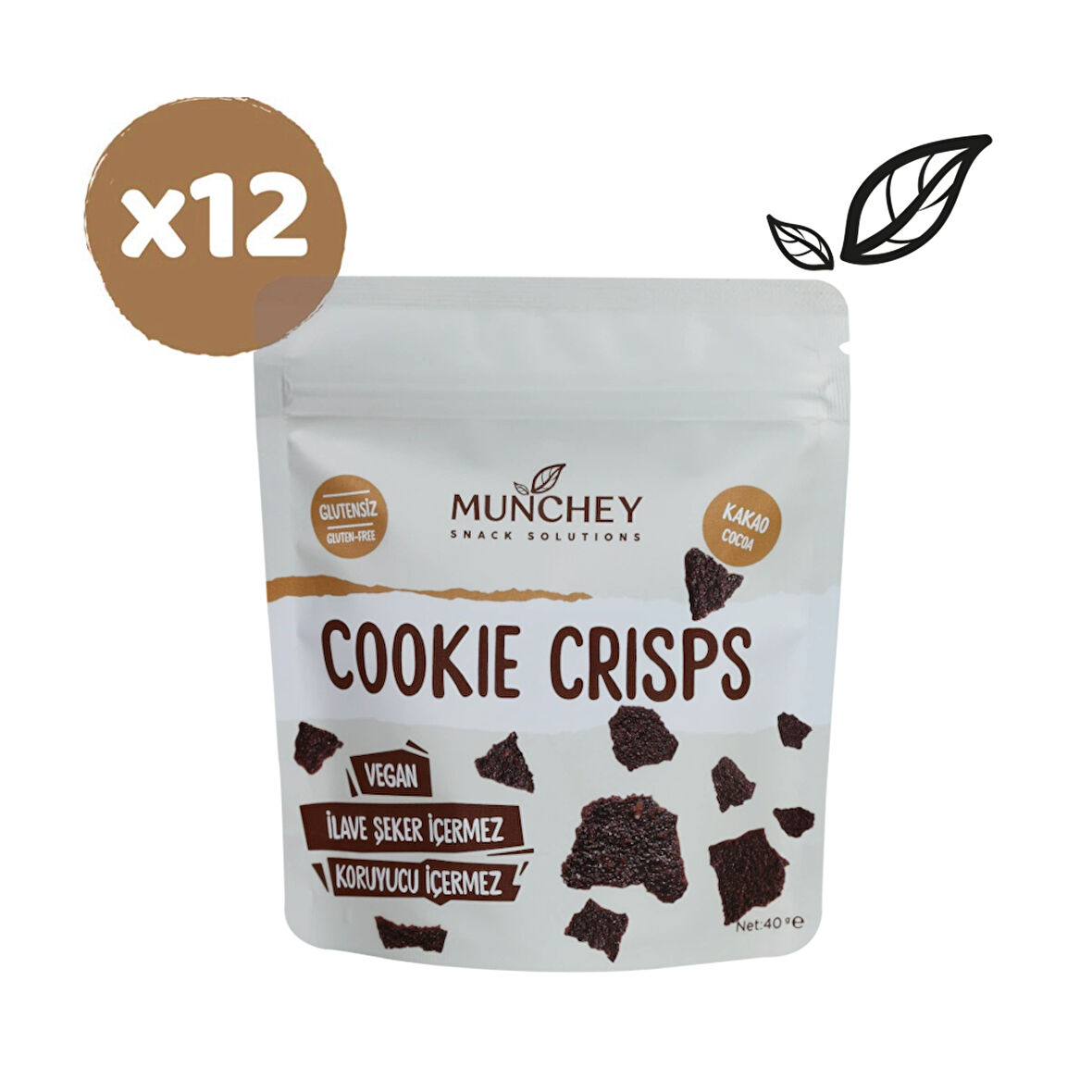 40gr 12'li Cookie Crisps Kakao