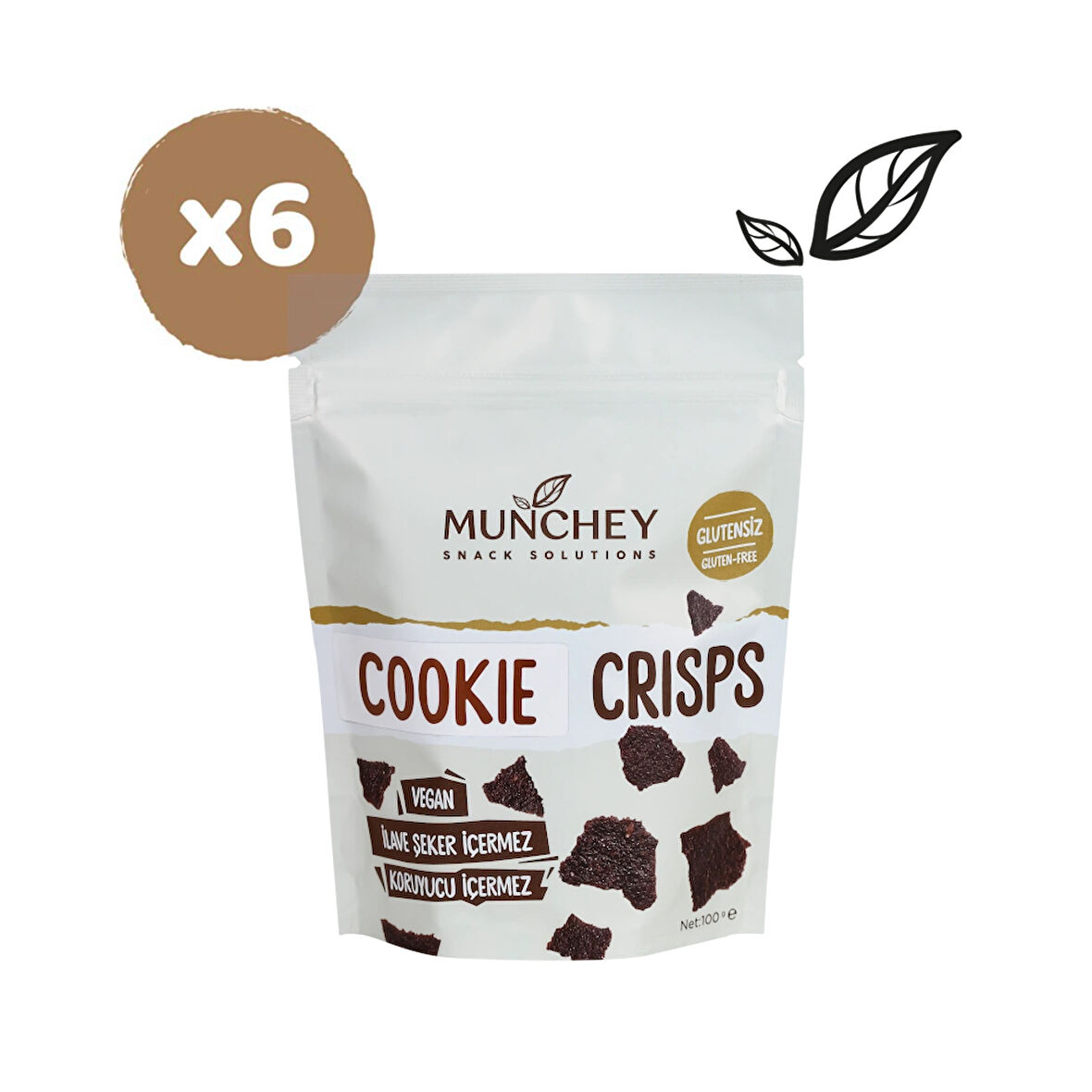 100gr 6'lı Cookie Crisps Kakao 