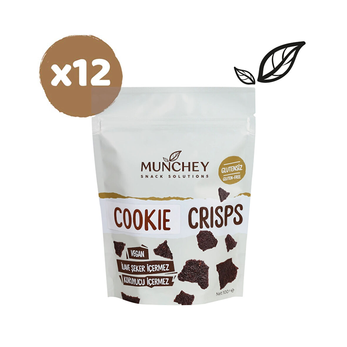 100gr 12'li Cookie Crisps Kakao