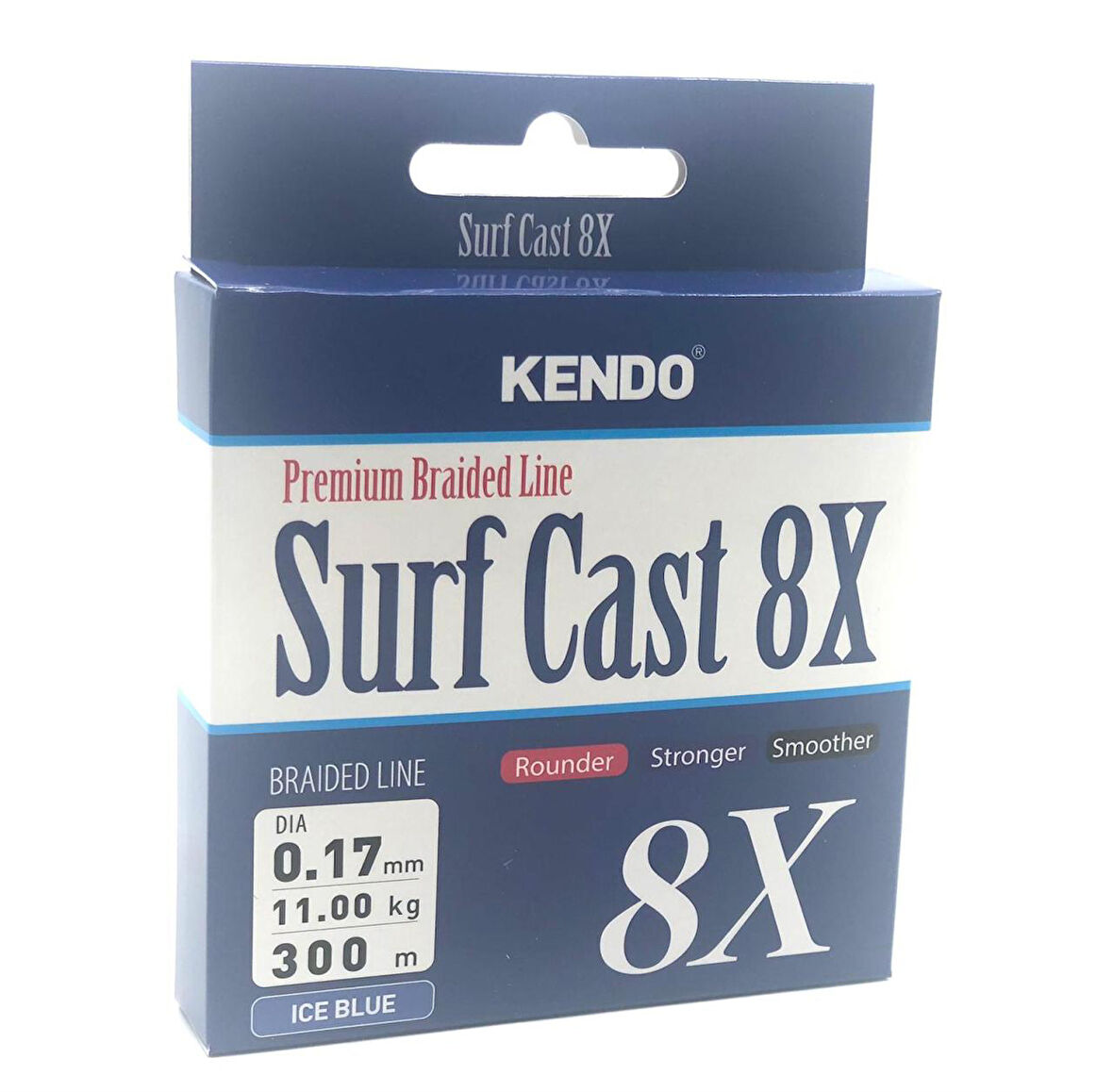 Kendo Surf Cast 8X Fıghtıng 300 mt Örgü İp ( ICE BLUE) 0,15mm