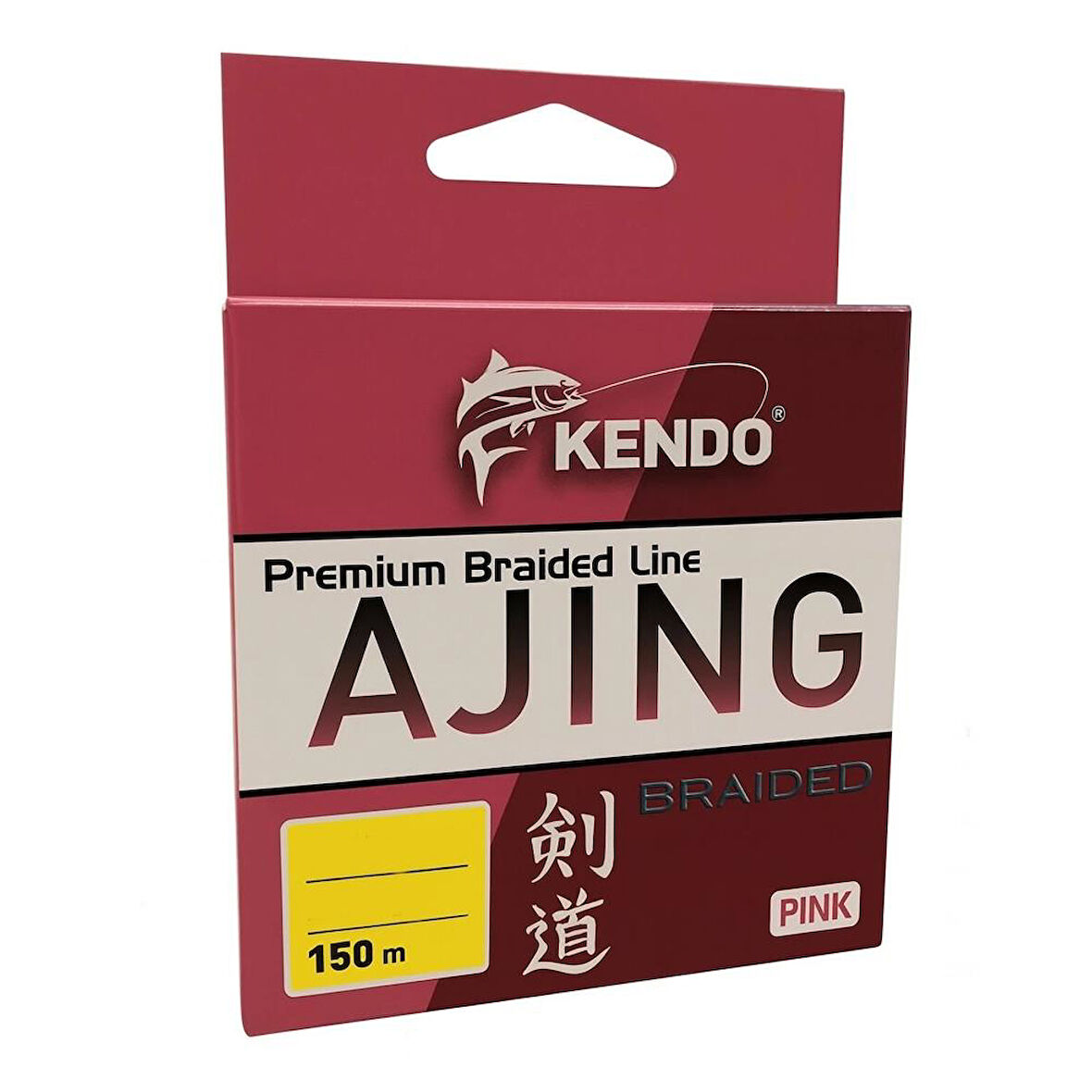 Kendo Ajing Premium Braided Line 150mt Örgü İp PİNK-0,055 MM