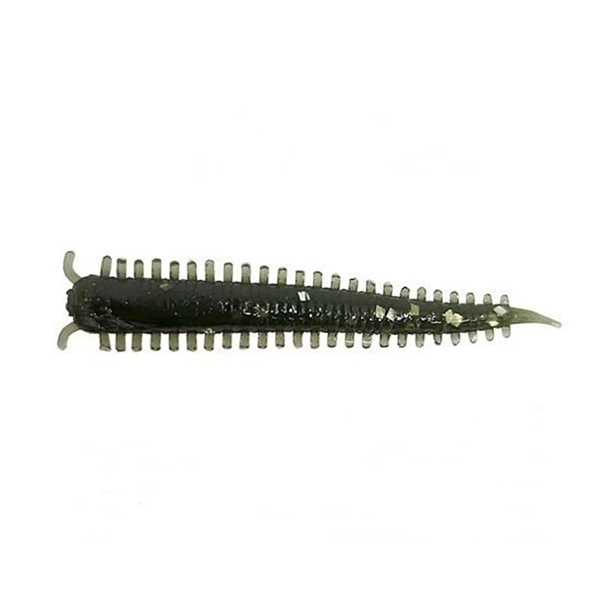 Kendo Zombie Worm Blueberry Scent CY029 Lrf Silikonu 4cm Dark Green