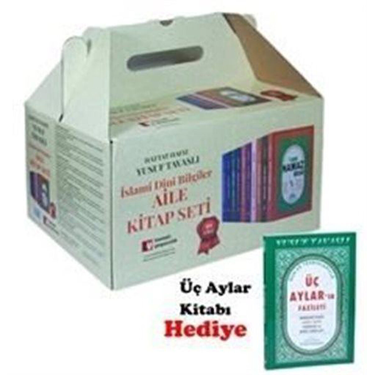 Yusuf Tavaslı Dini Bilgiler Aile Seti (10 Kitap Kutulu ) (Üç Aylar Kitabı Hediye) / Yusuf Tavaslı