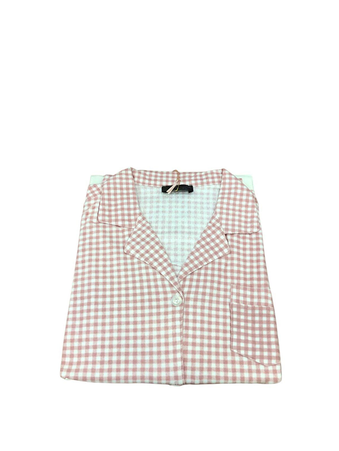 Çağrı Kadın Kışlık Süet Uzun Kollu Önü Düğmeli Pijama Takımı 3049