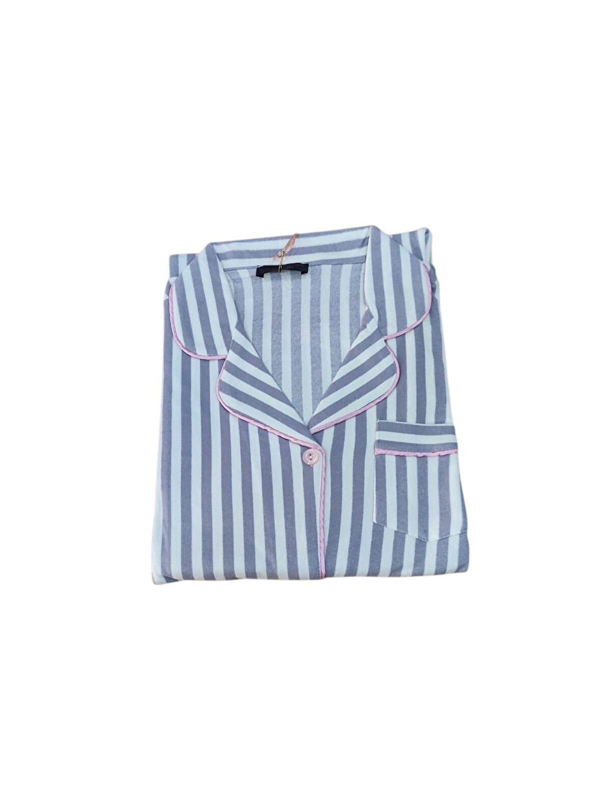 Çağrı Kadın Kışlık Süet Uzun Kollu Önü Düğmeli Pijama Takımı