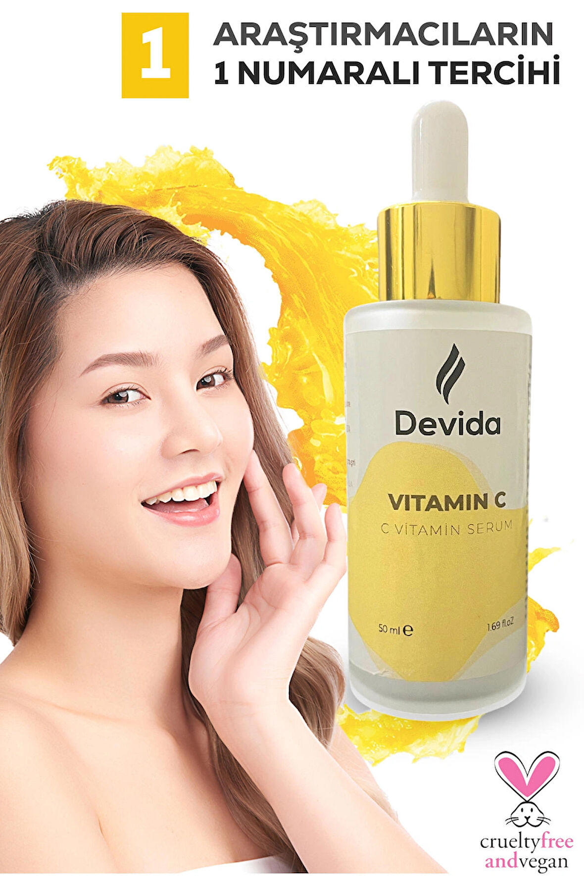 Devida C Vitamini Cilt Aydınlatıcı Cilt Tonu Eşitleyici Serum