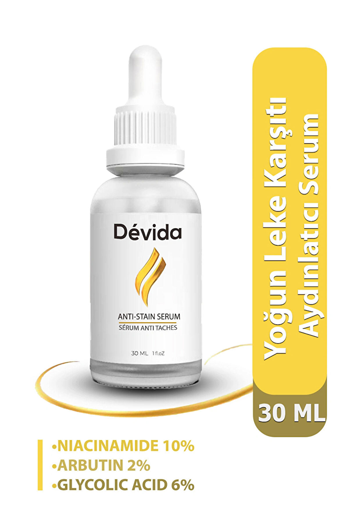 Devida Yoğun Leke Karşıtı Aydınlatıcı Canlandırıcı Anti-Tache Premium Serum