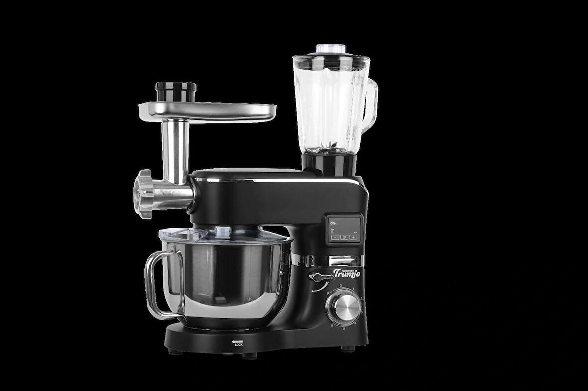 Trumio Çok İşlevli Kıyma Çekme Hamur Mayalama Blender Makinesi