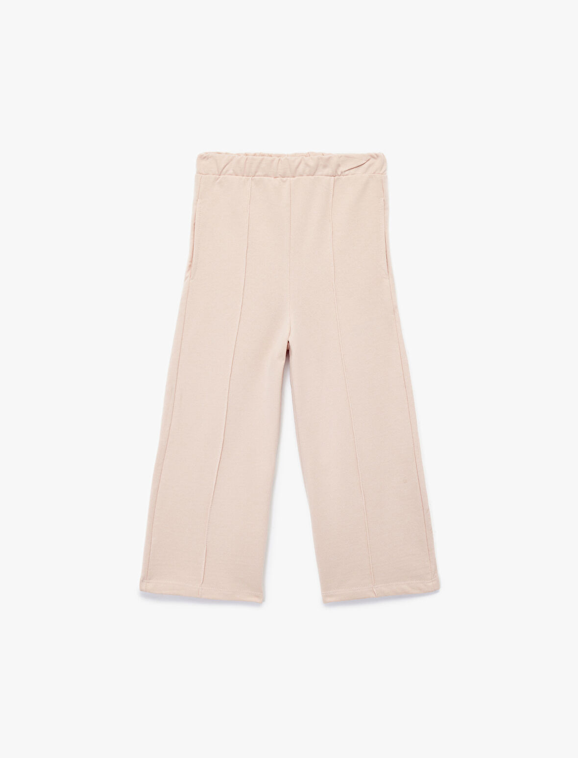 Pamuklu Şardonlu Geniş Paça Eşofman Altı