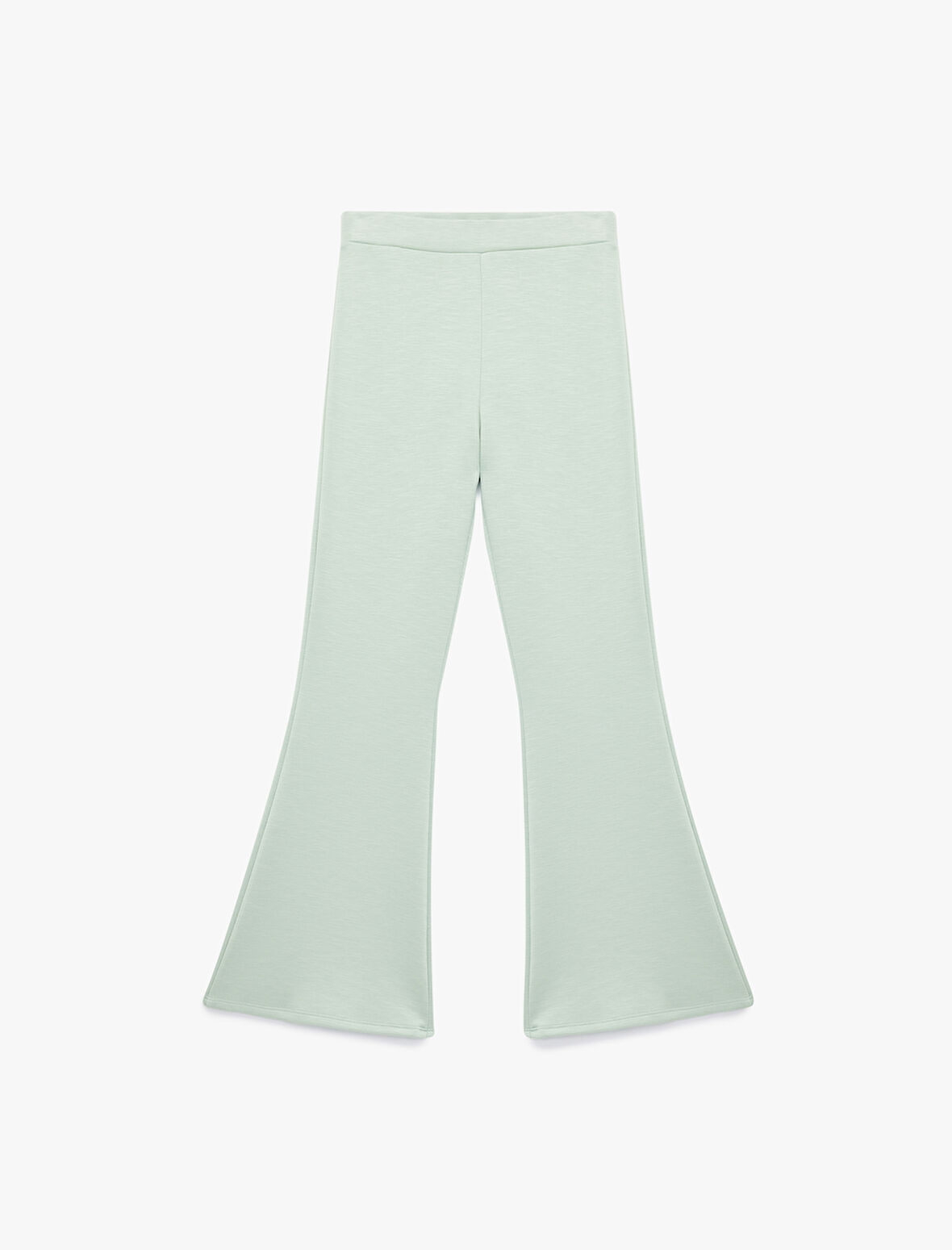 Scuba Kumaş Slim Fit İspanyol Paça Pantolon