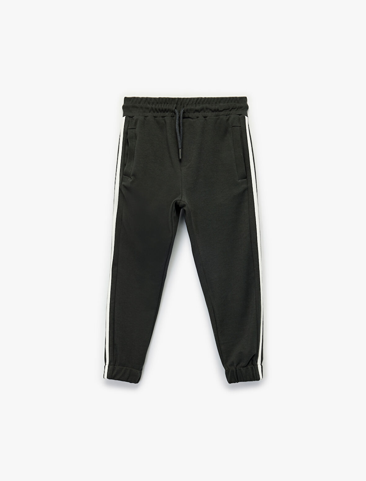 Beli Bağcıklı Cep Detaylı Pamuklu Jogger Eşofman Altı