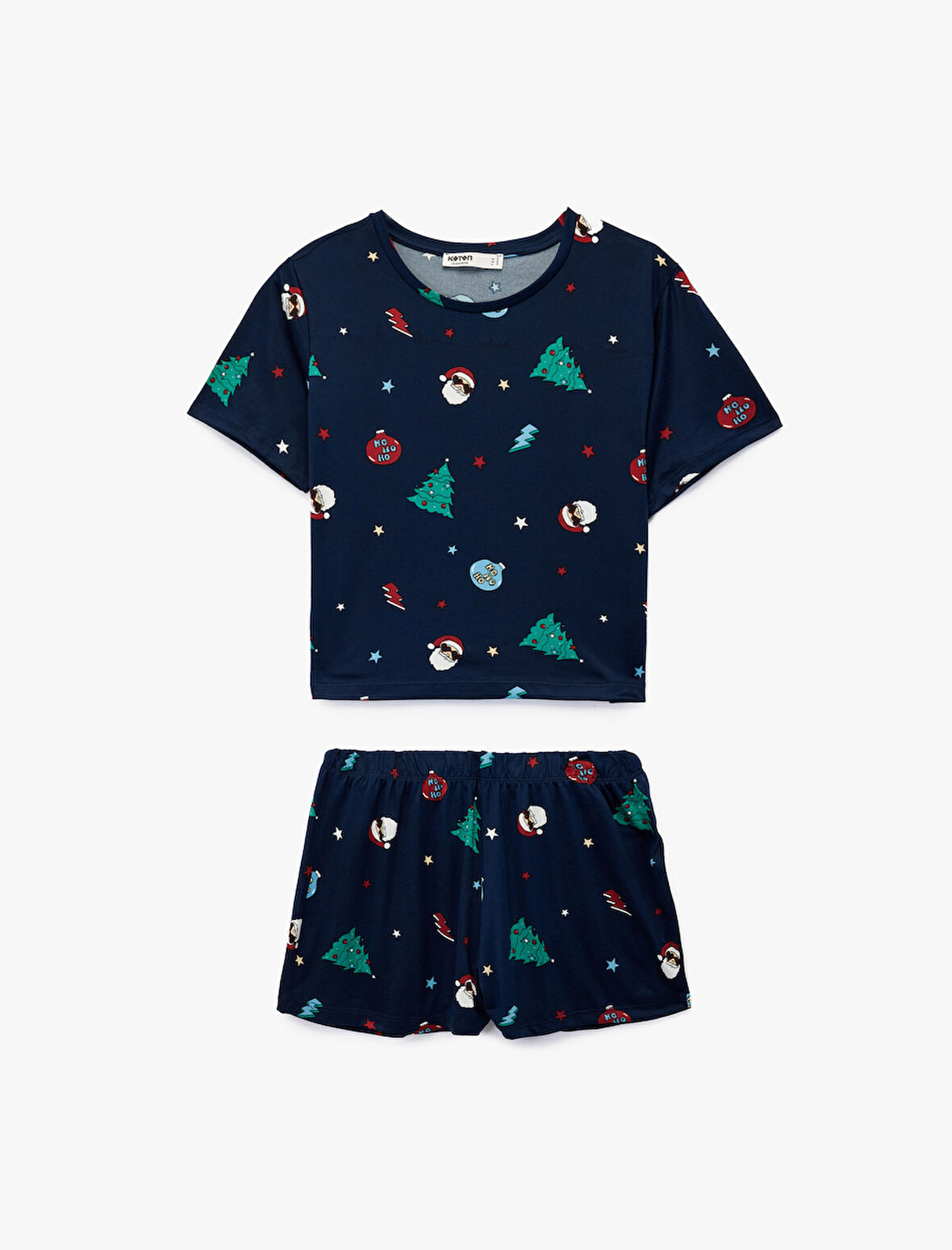 Yılbaşı Temalı 2'li Pijama Takımı