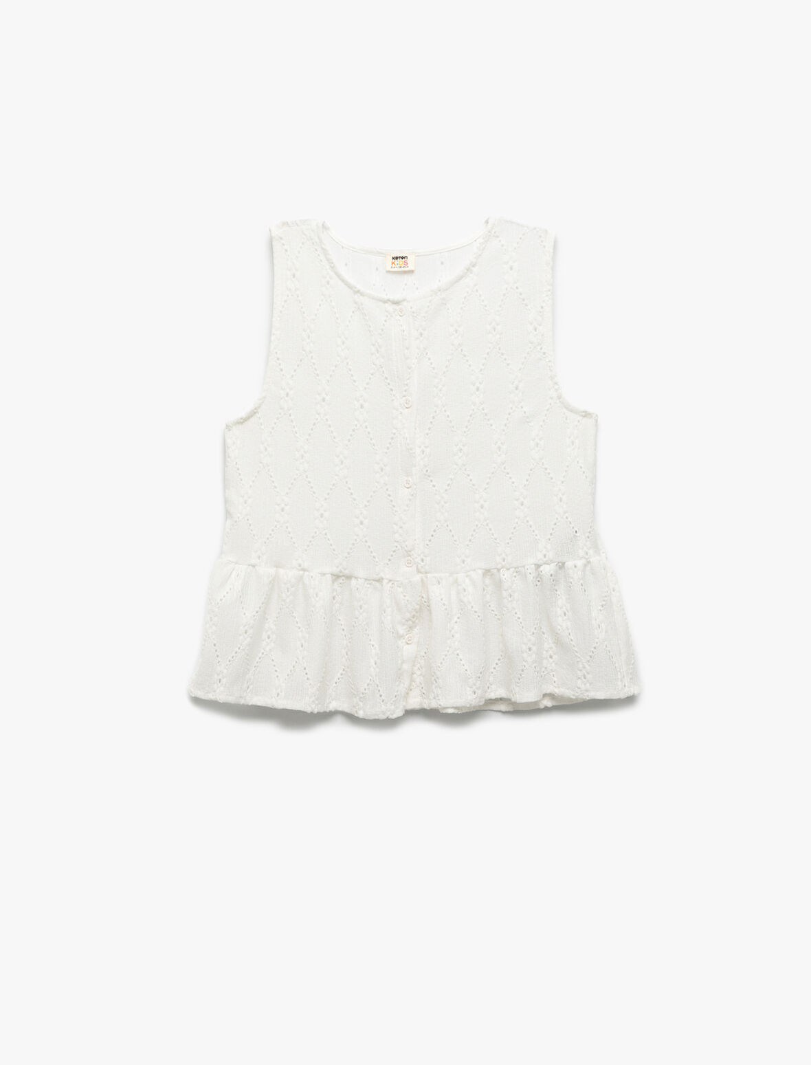 Kolsuz Bürümcük Bisiklet Yaka Brodeli Atlet