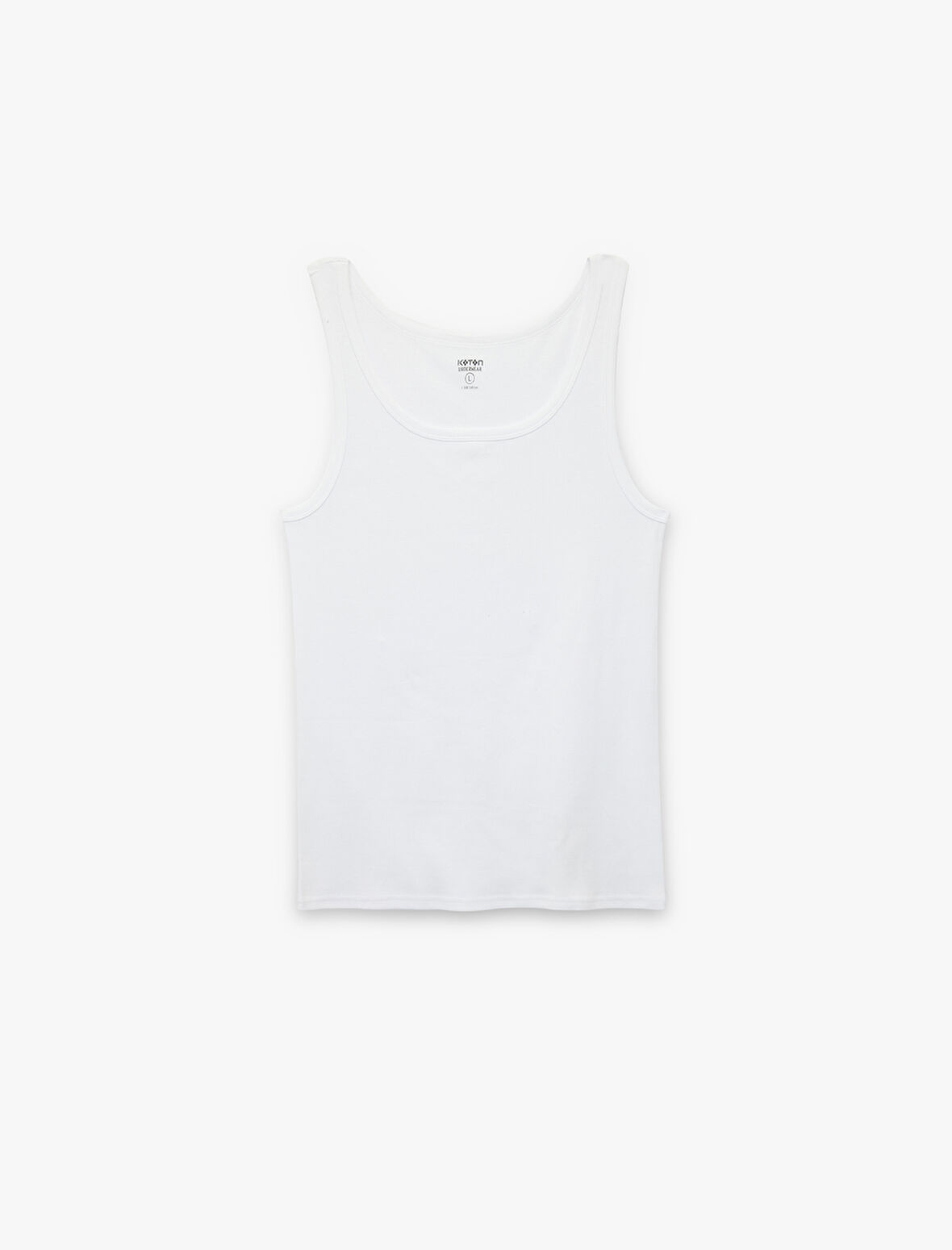 Pamuklu Kolsuz U Yaka Atlet