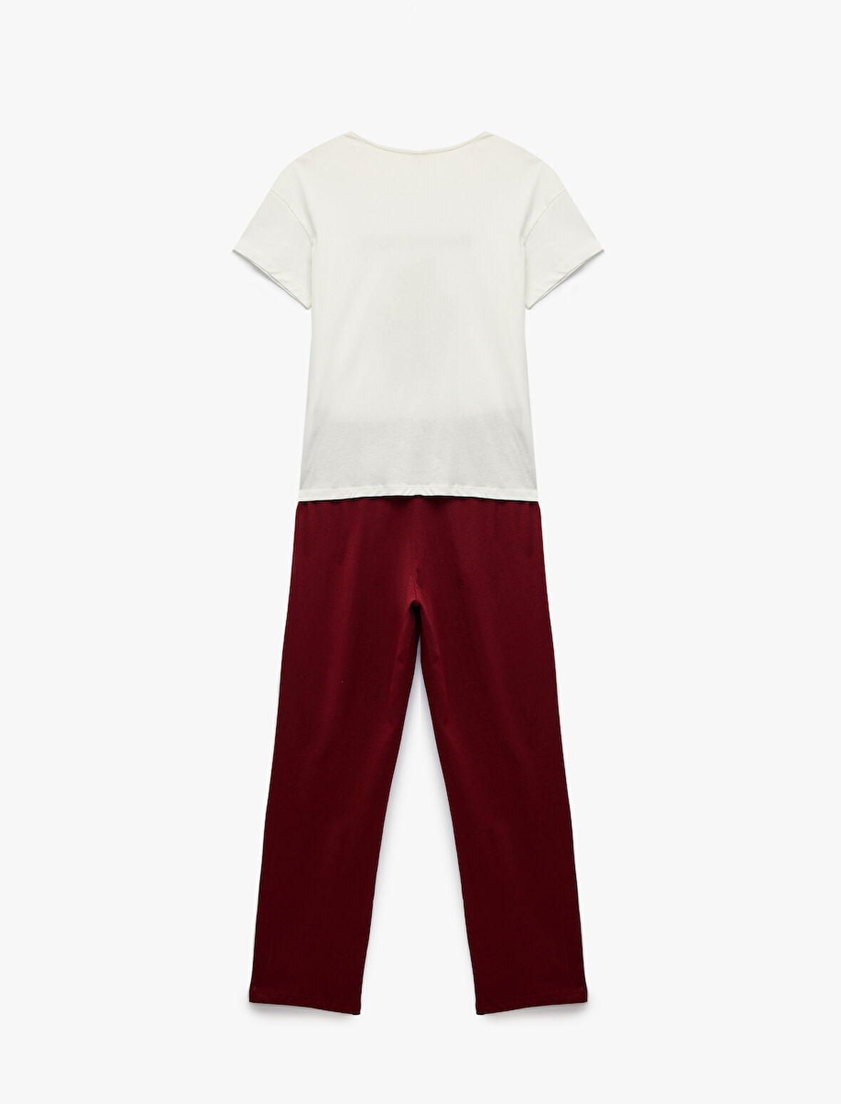 Baskılı Pamuklu 2'i Pijama Takımı