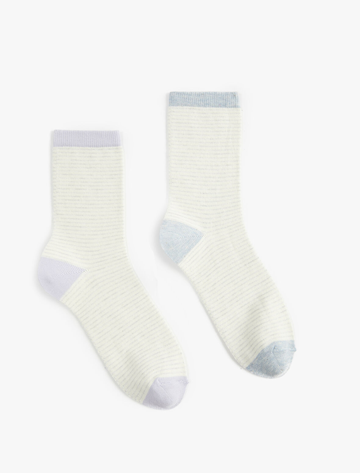 Çizgili 2'li Soket Çorap Seti