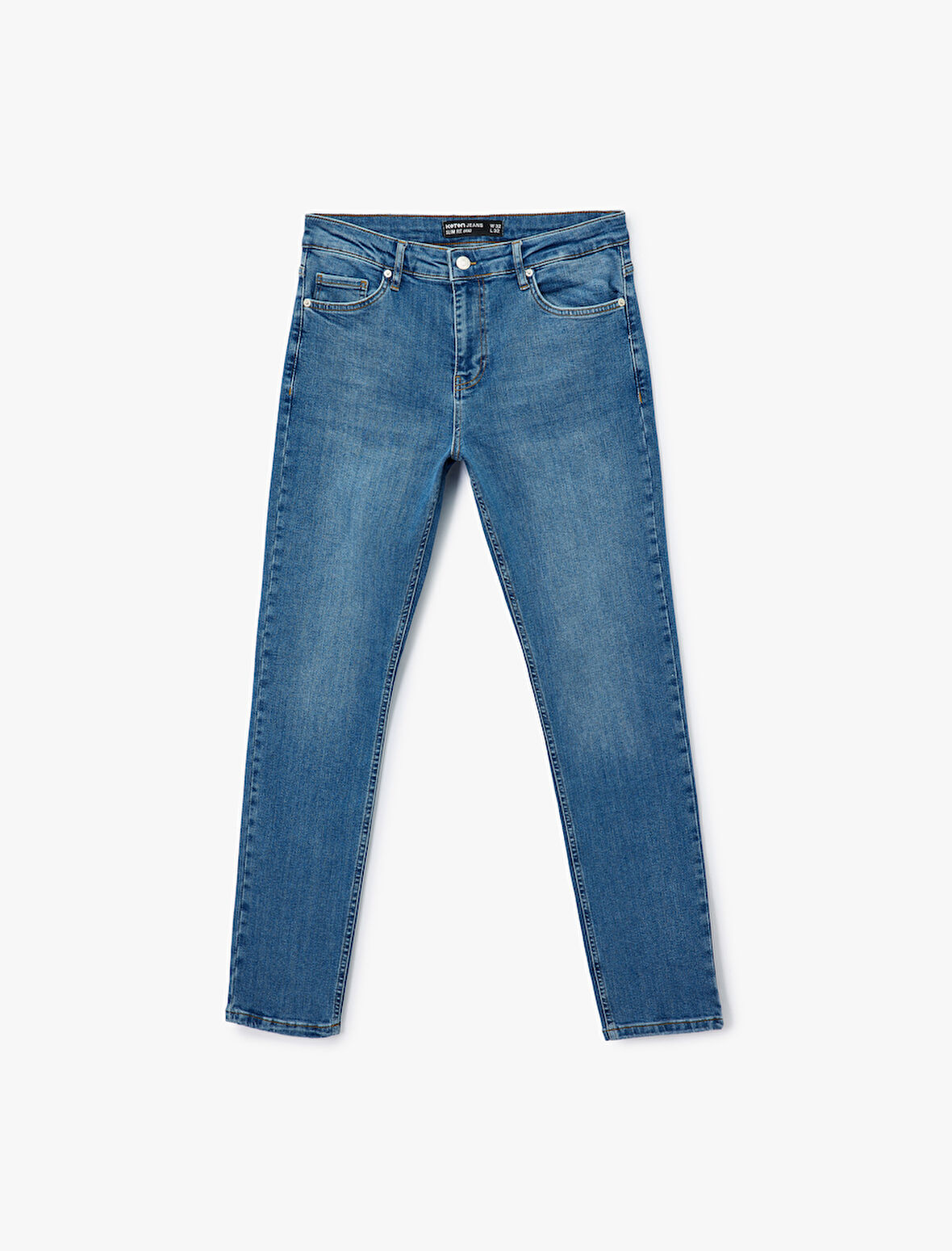 Pamuklu Normal Bel Slim Fit Jean Pantolon - Brad Jean