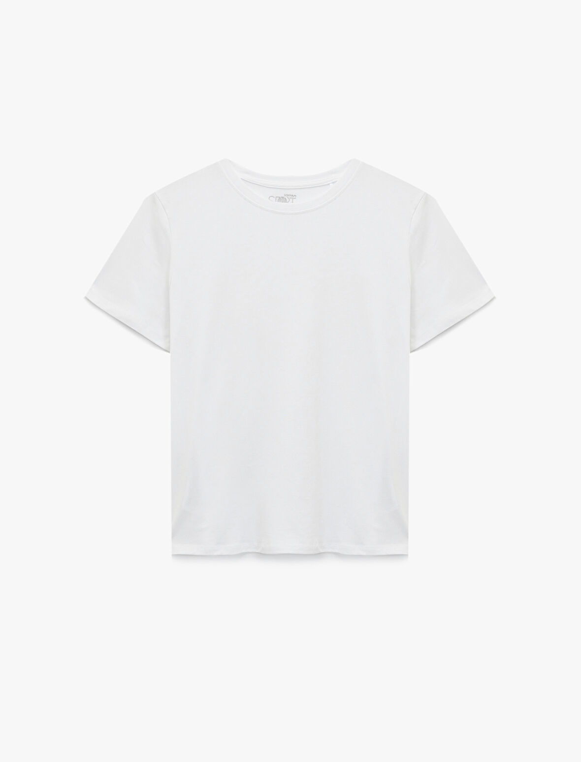 Kısa Kollu Bisiklet Yaka Modal Karışımlı Spor Tişört