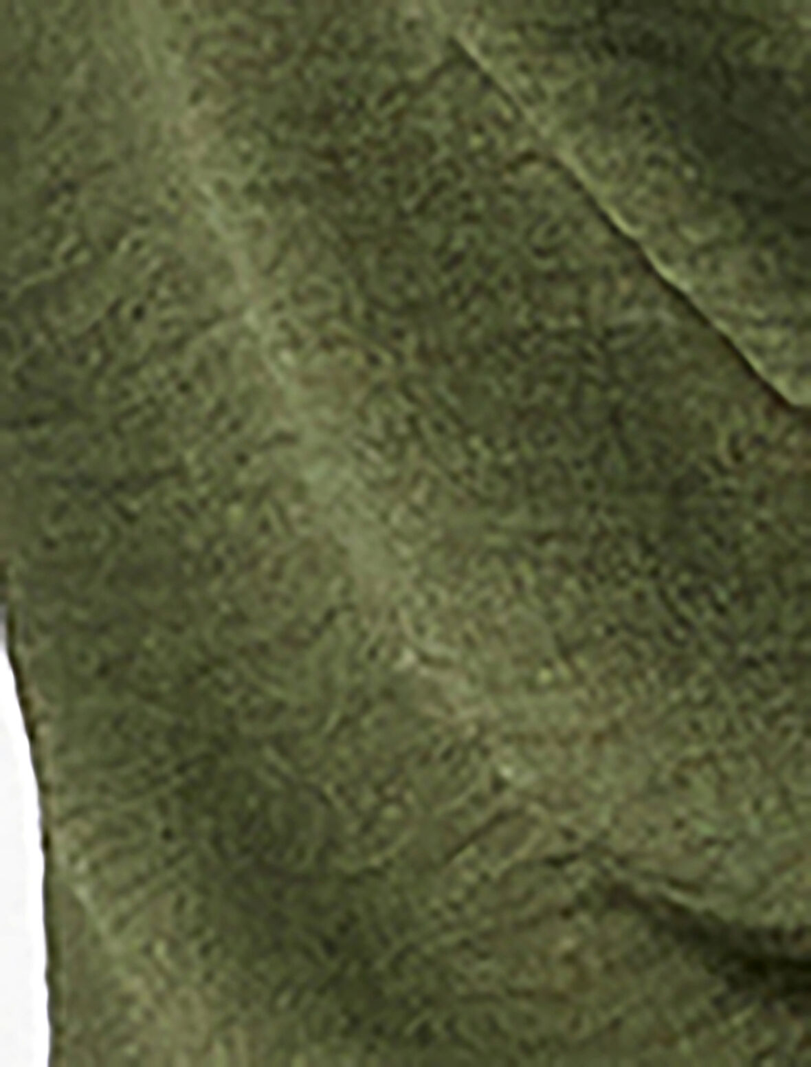 Aerobin Kumaş Önden Bağlama Detaylı Klasik Yaka Uzun Kollu Gömlek