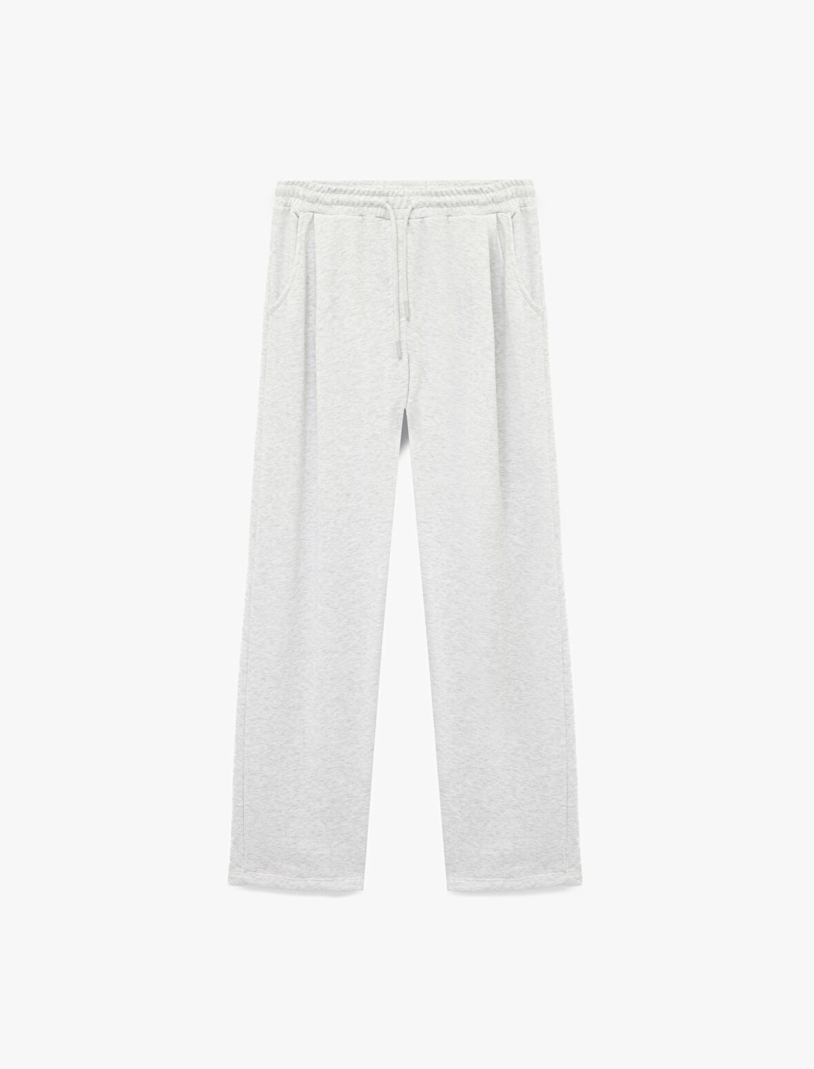 Rahat Kalıp Beli Bağcıklı Cepli Geniş Paça Eşofman Altı