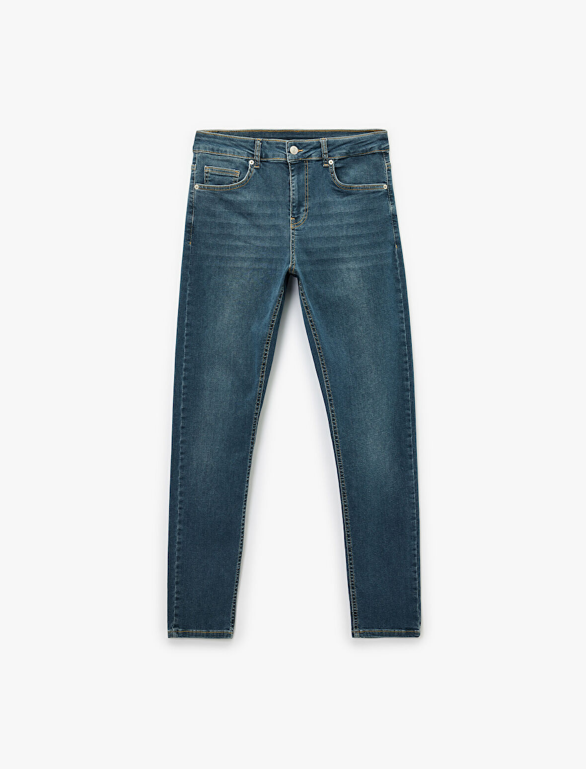 Normal Bel Pamuklu Cepli Skinny Fit Jean Pantolon - Michael Jean