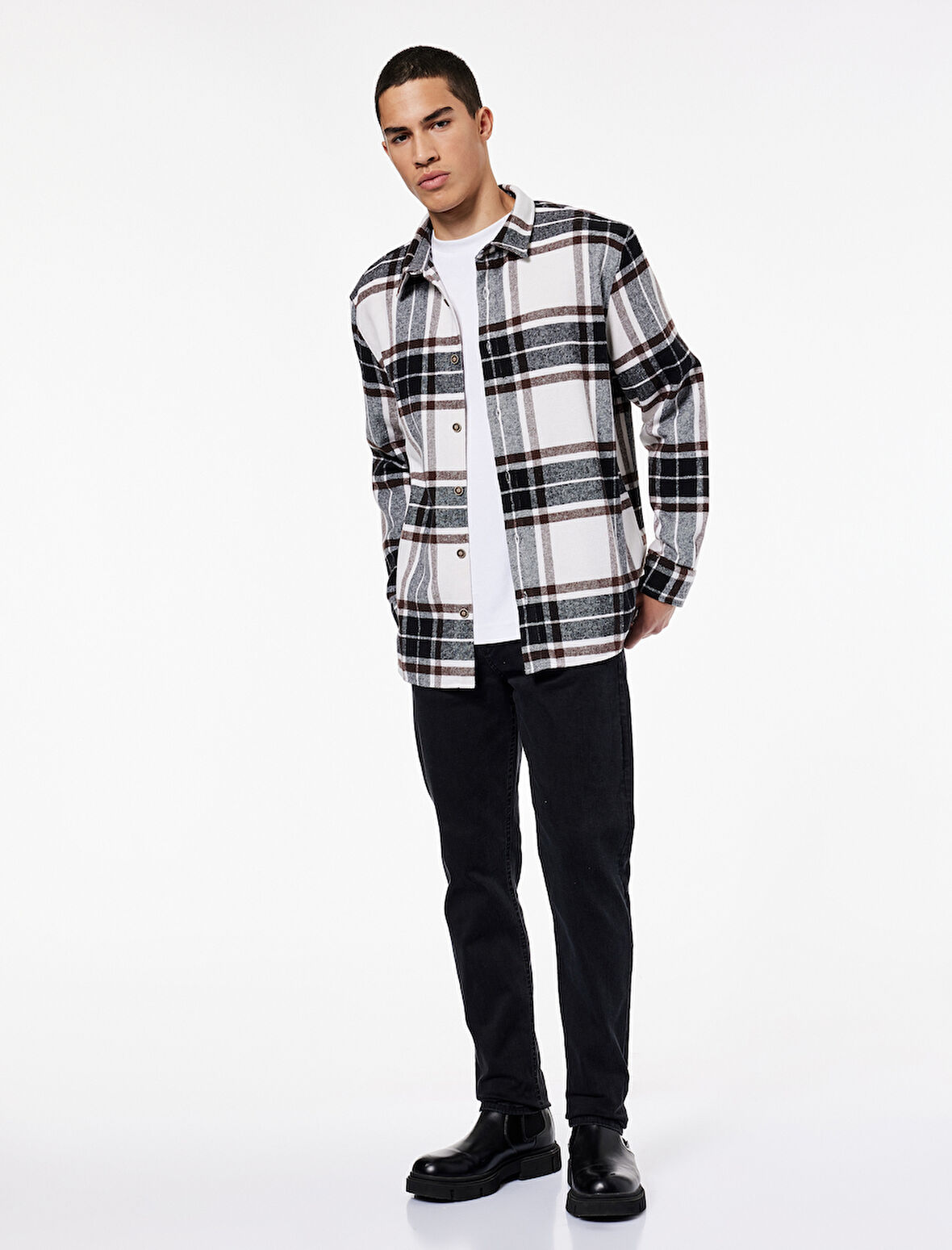 Pamuklu Cepli Normal Bel Slim Fit Jean Pantolon - Brad Jean