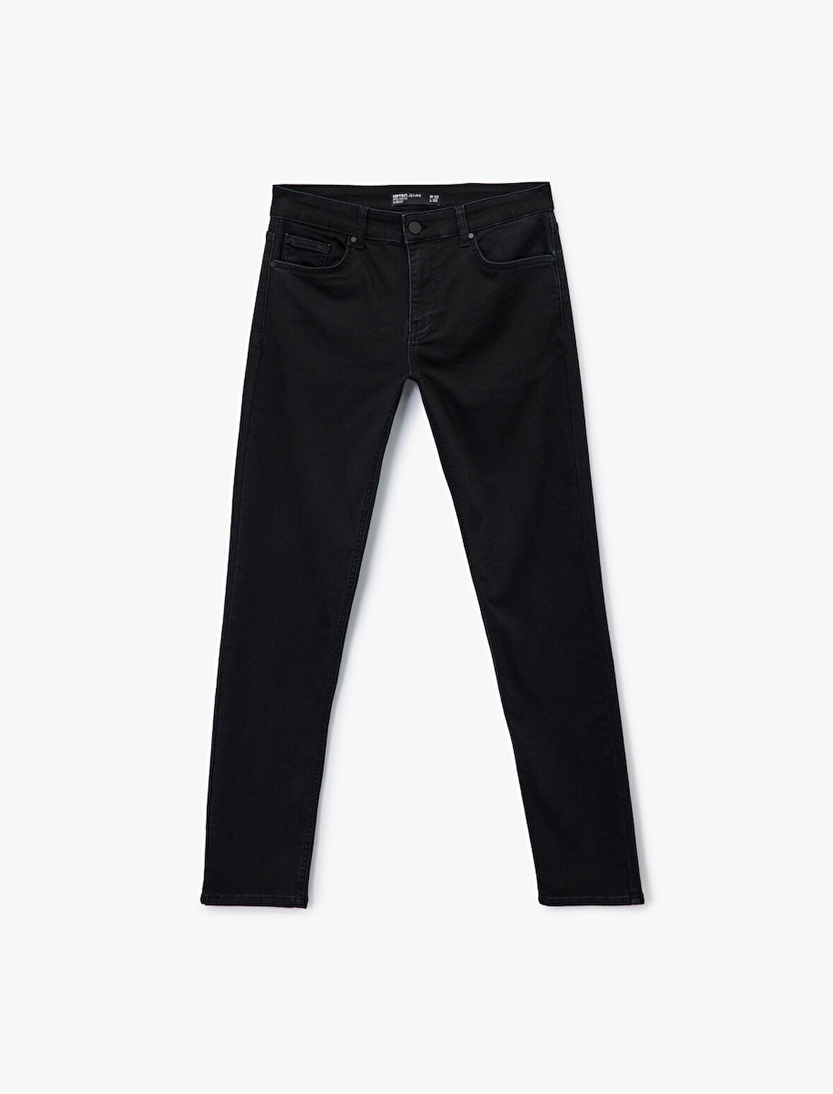 Düğmeli Normal Bel Slim Fit Jean Pantolon - Brad Jean