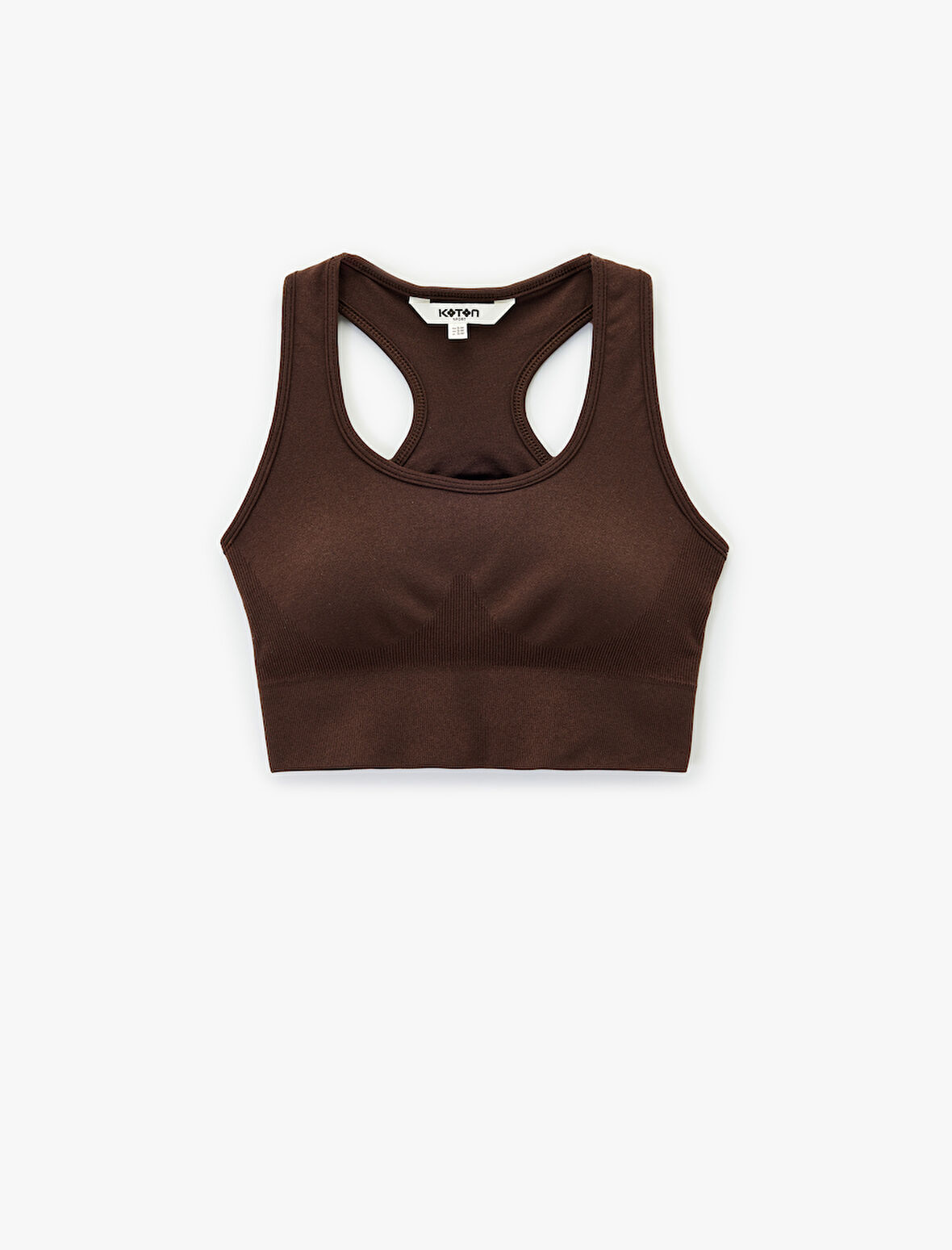 Kaplı U Yaka Sırt Detaylı Sporcu Sütyeni