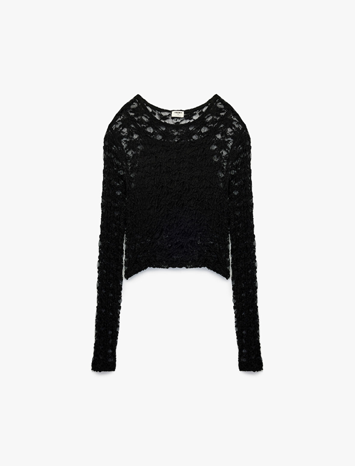 Uzun Kollu Askılı Atlet Detaylı Bisiklet Yaka Bluz