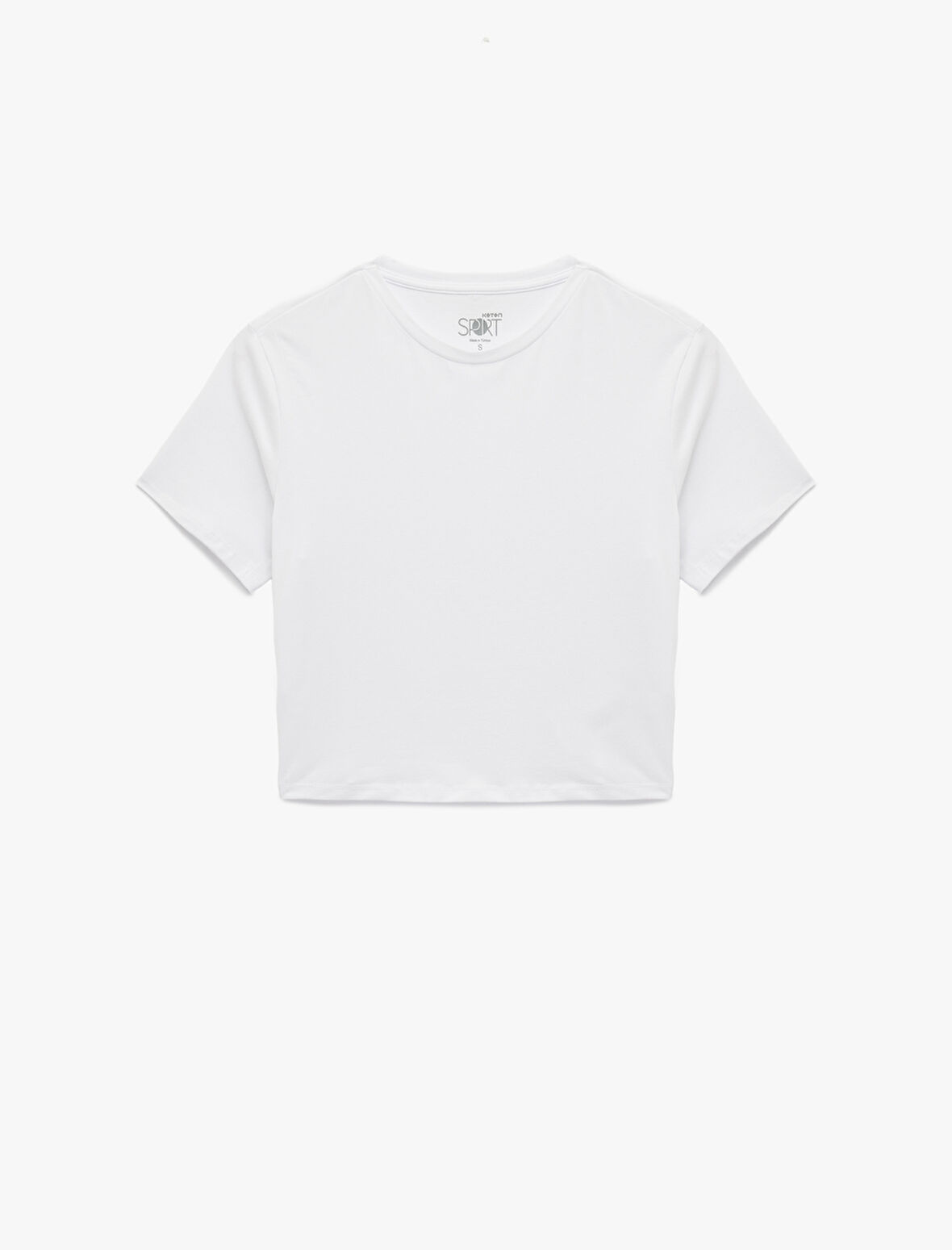 Slim Fit Kısa Kollu Bisiklet Yaka Spor Tişört