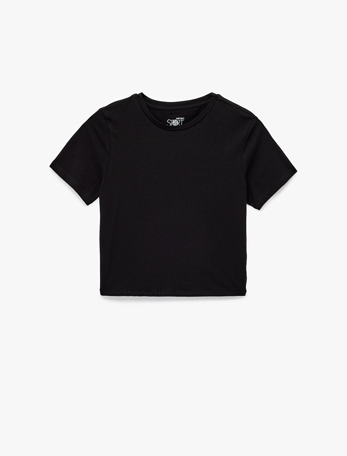 Slim Fit Kısa Kollu Bisiklet Yaka Spor Tişört