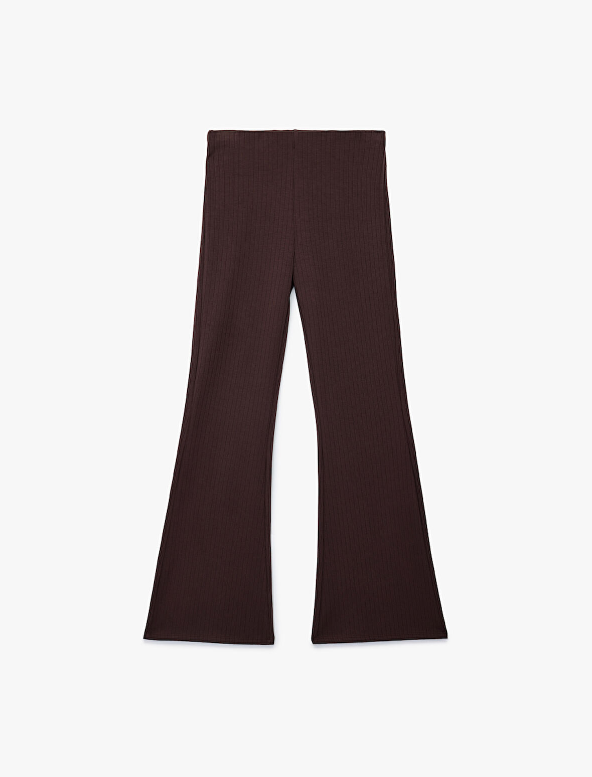 Normal Bel Hafif Uzun İspanyol Paça Pantolon