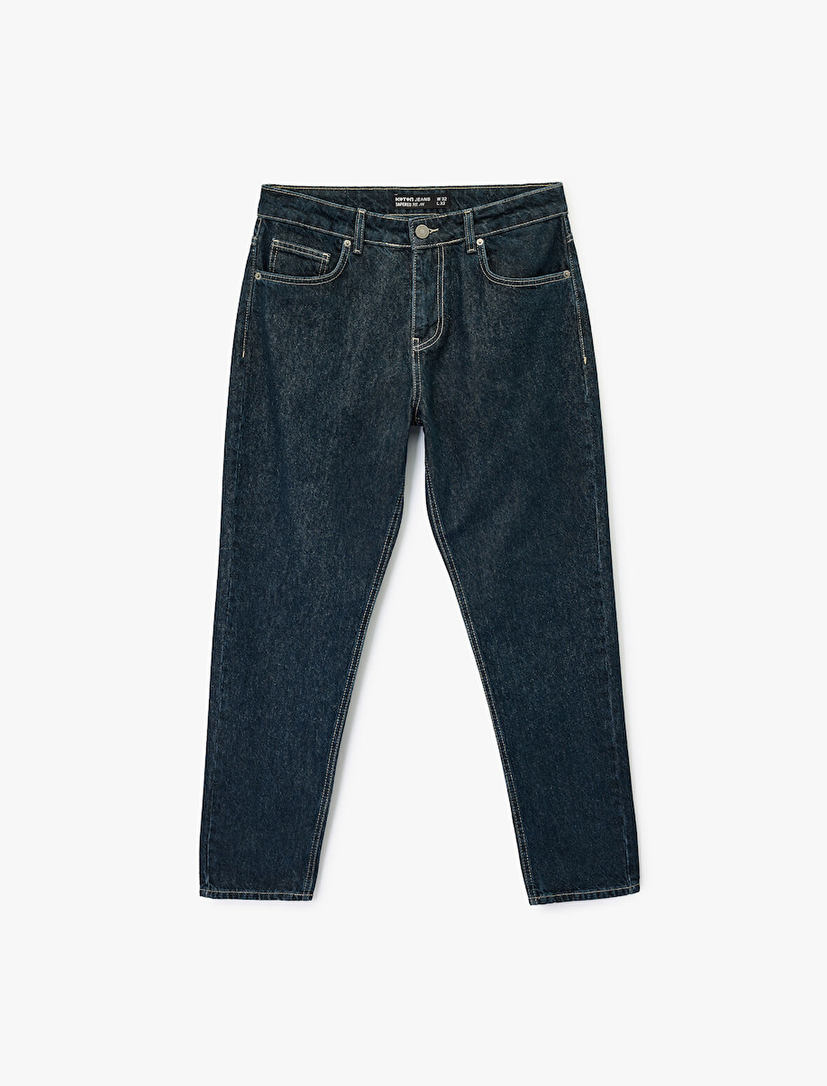 Pamuklu Normal Bel Tapered Fit Jean Pantolon