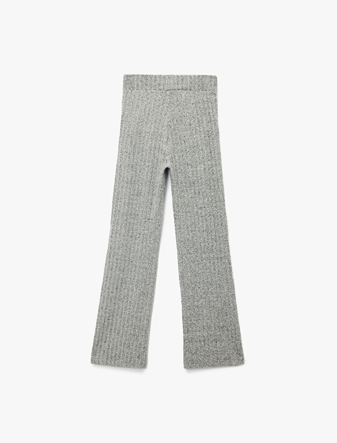 Slim Fit Kaşkorse Uzun Bol Paça Eşofman Altı