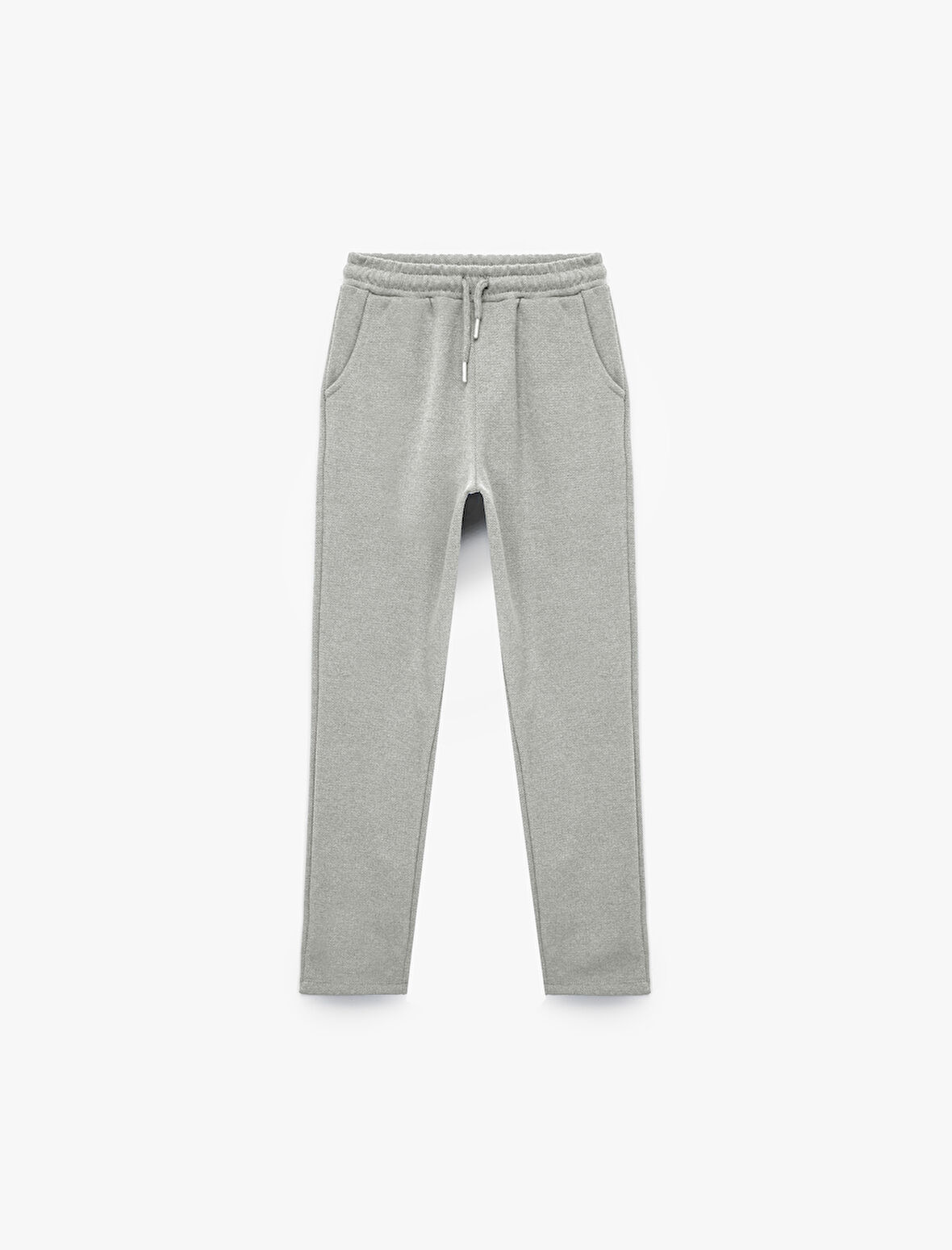 Cepli Beli Bağcıklı Basic Eşofman Altı